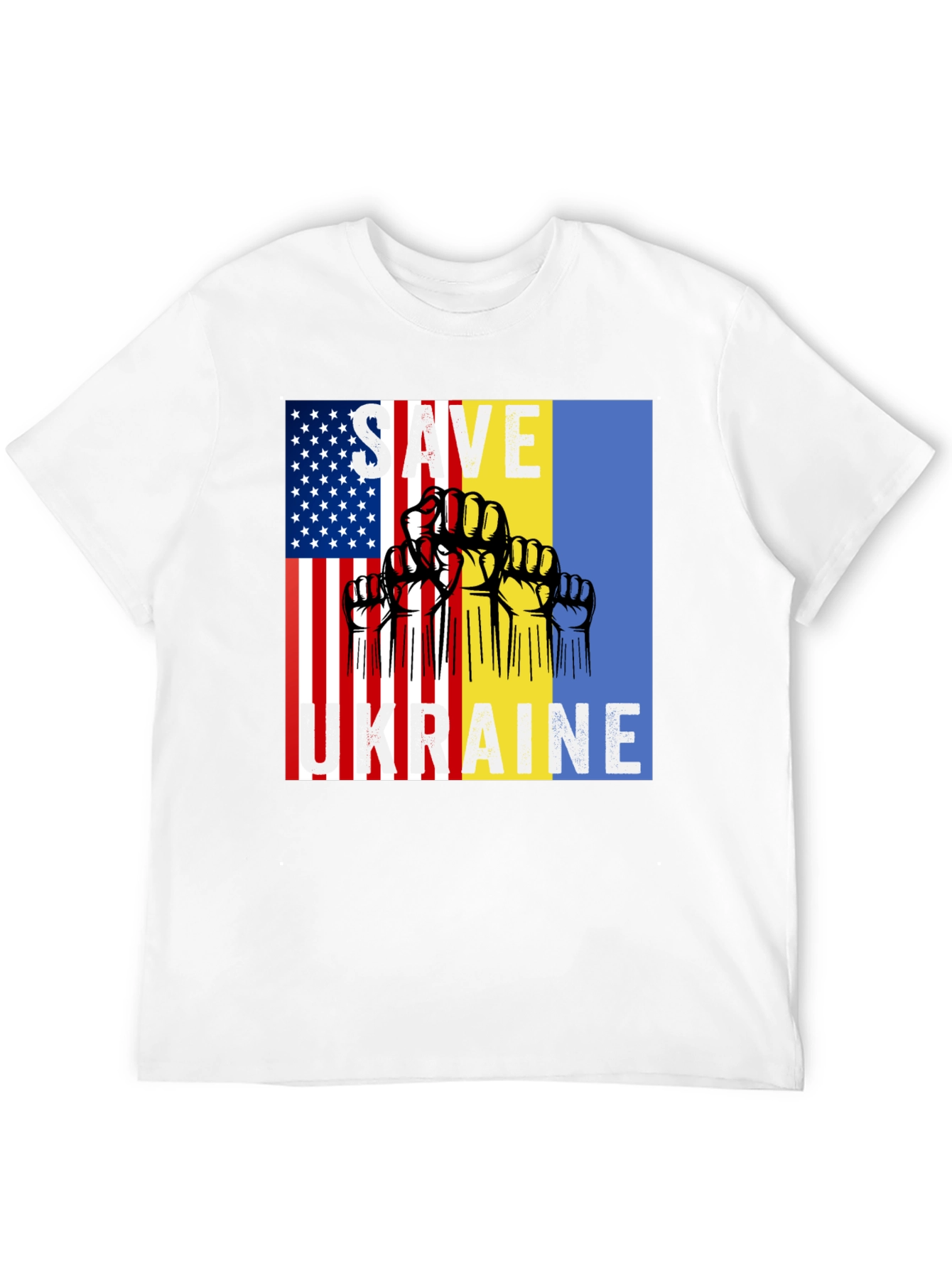 Save Ukraine Graphic Tee - Patriotic Support Shirt
