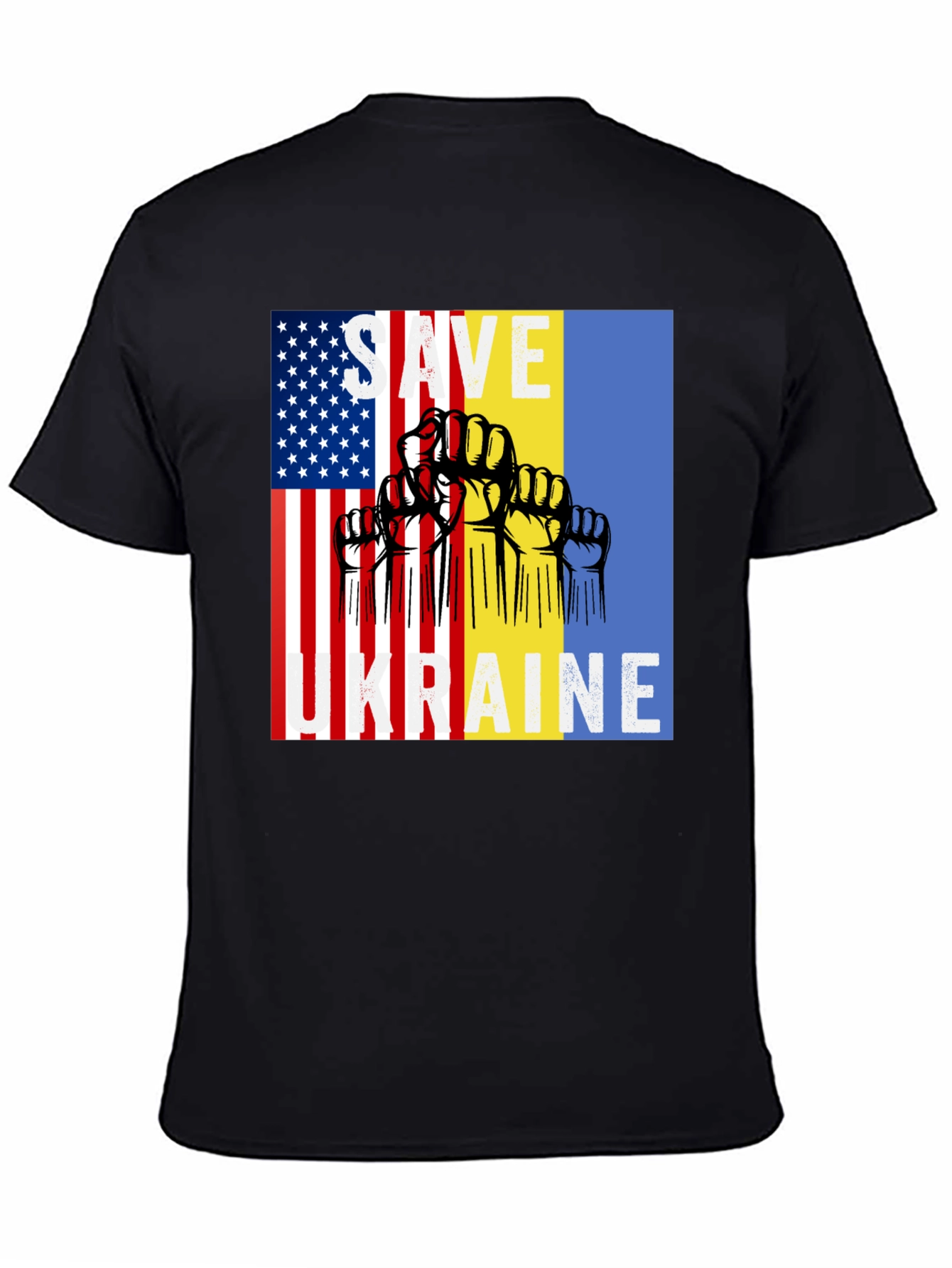 Save Ukraine Graphic Tee - Patriotic Support Shirt
