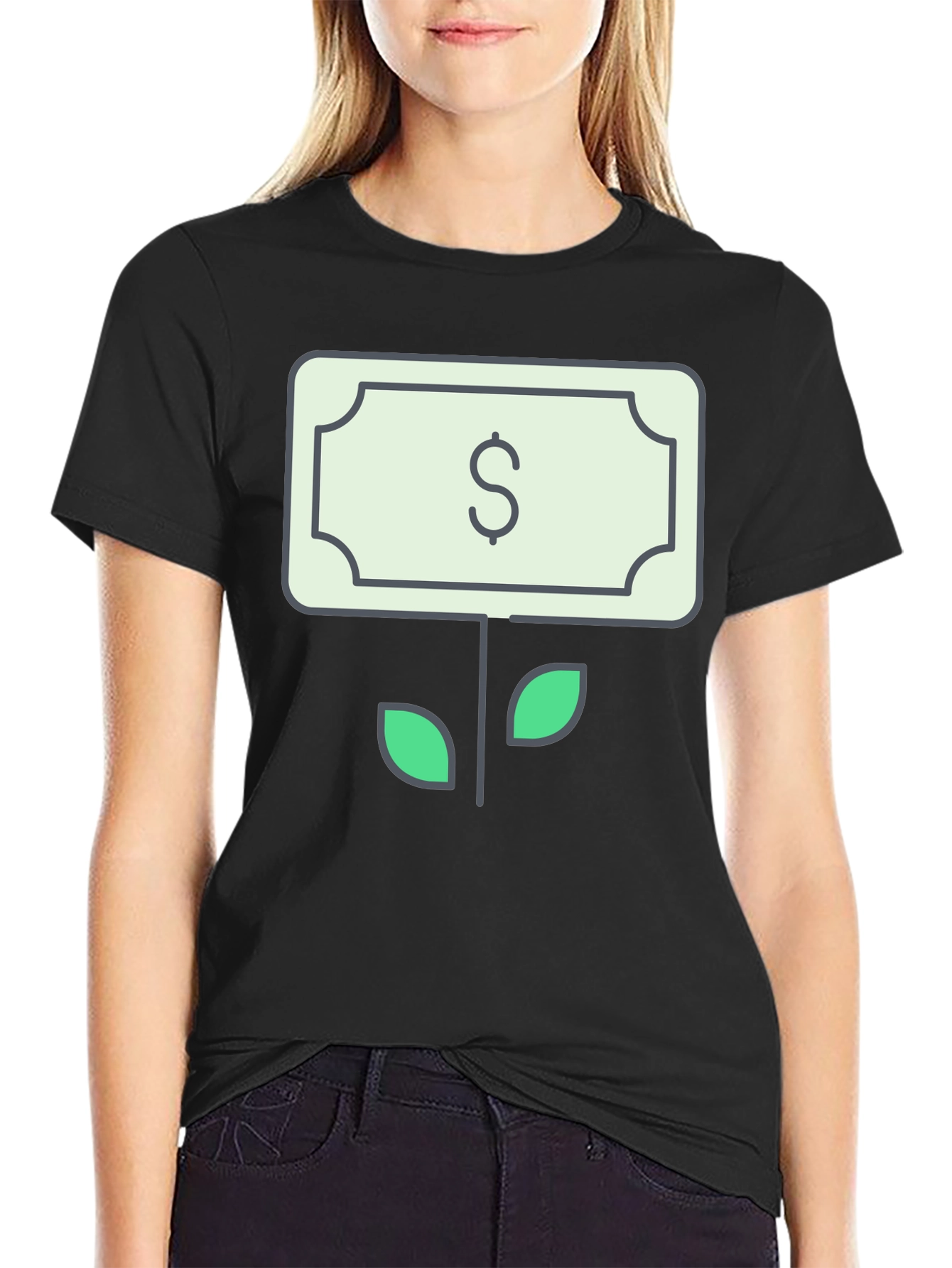 Money Plant T-Shirt - Grow Your Wealth!
