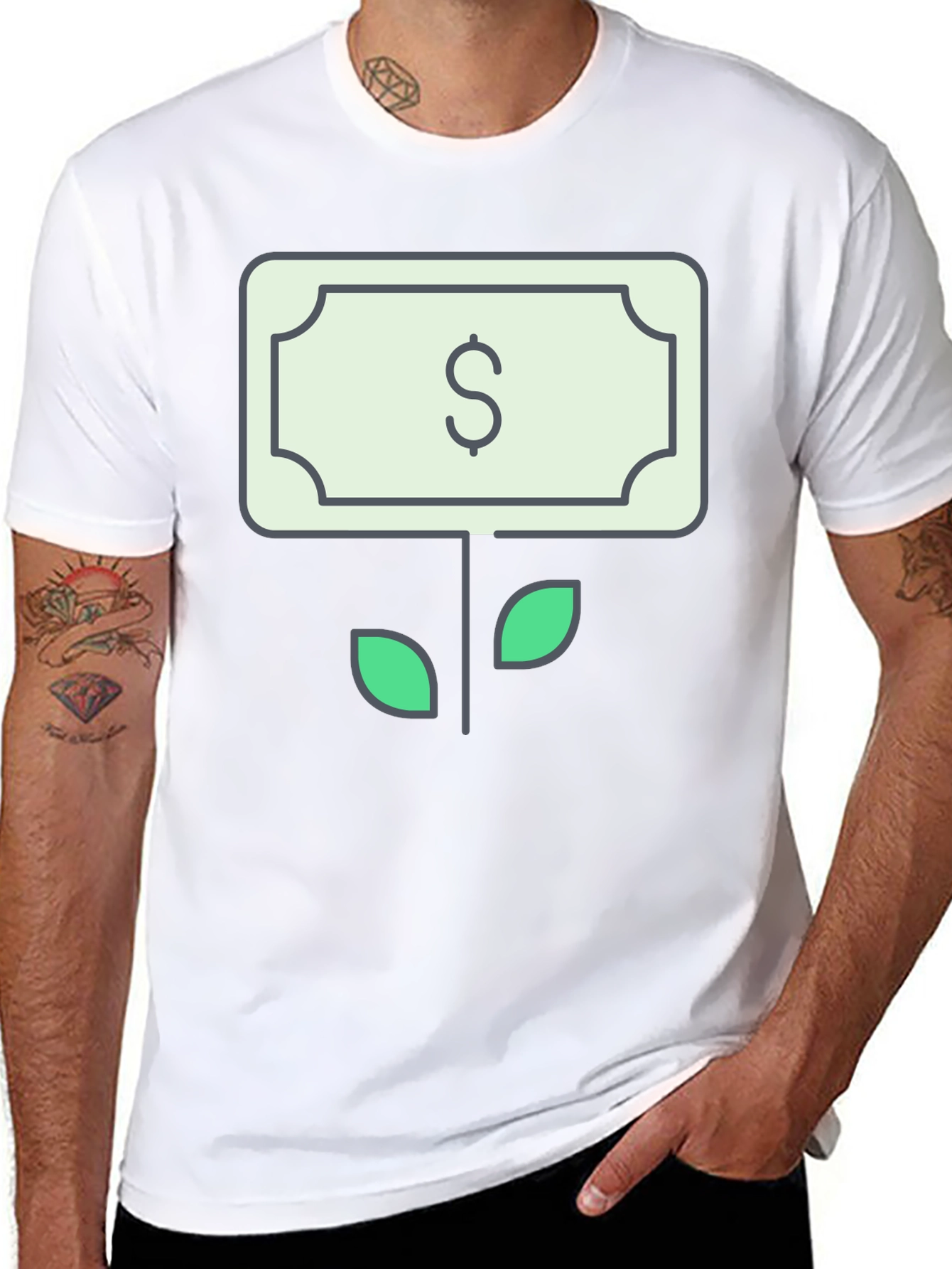 Money Plant T-Shirt - Grow Your Wealth!
