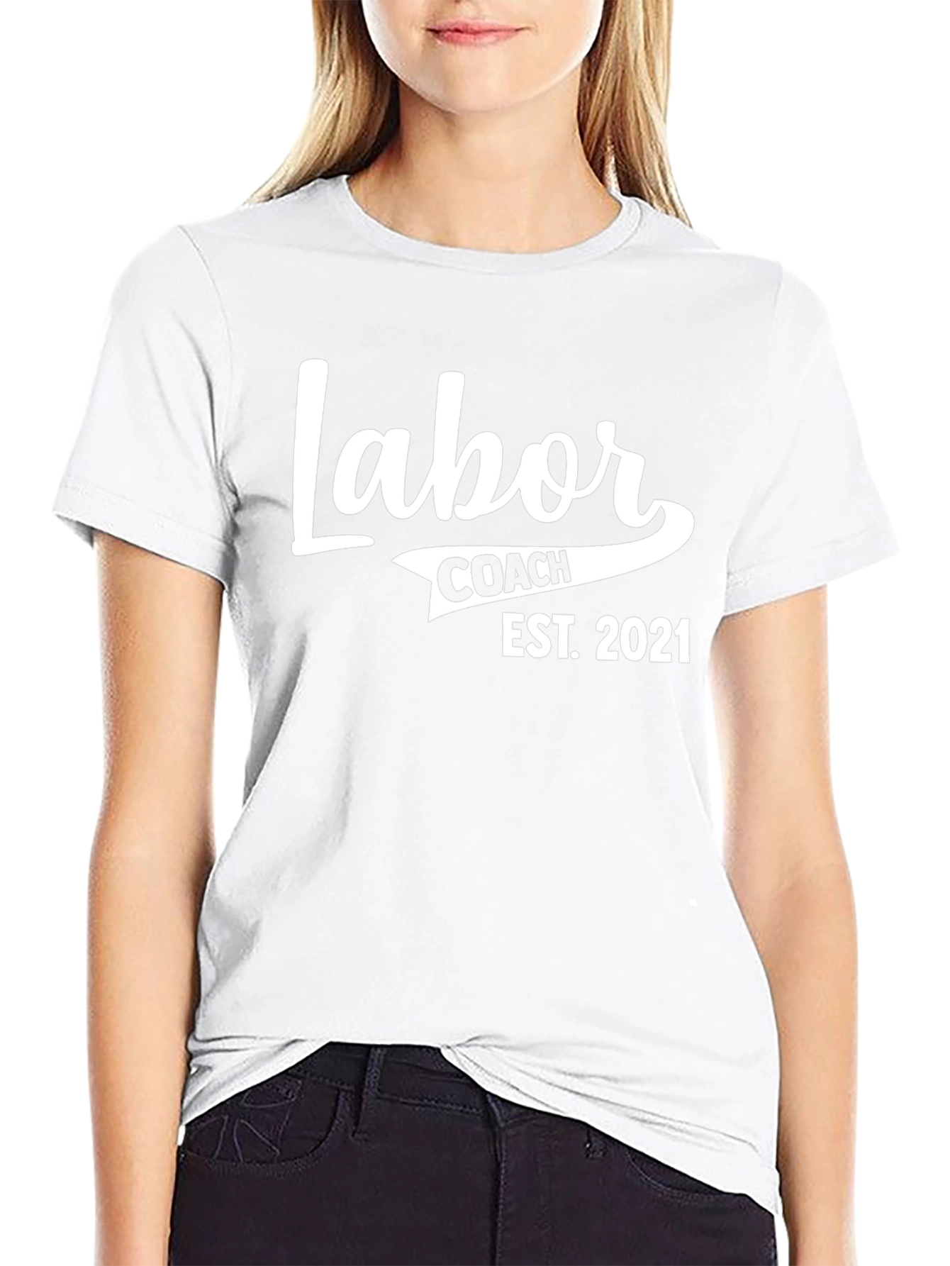 Labor Coach Est. 2021 Black T-Shirt