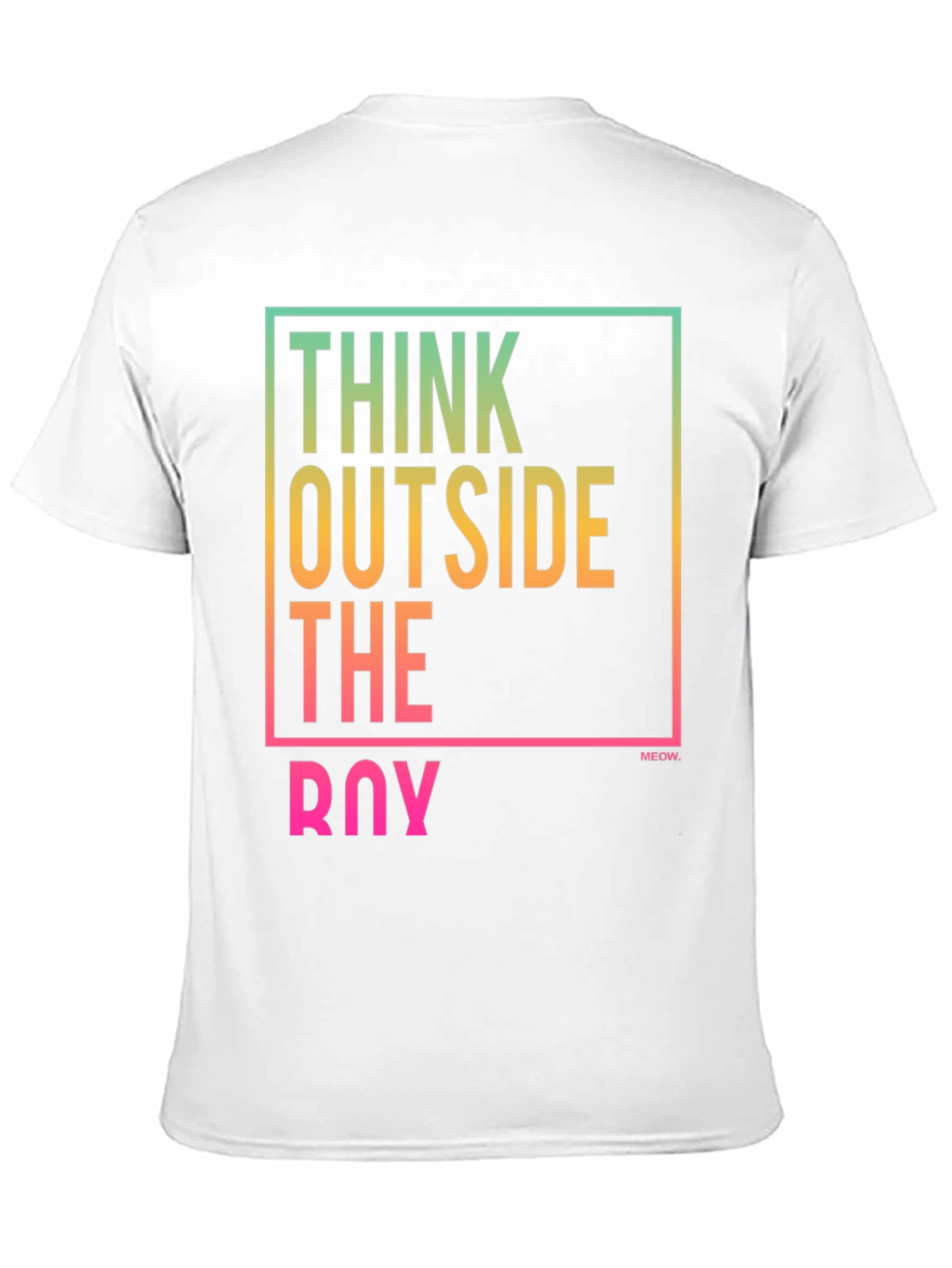 Think Outside The Box Tee - Black Graphic T-Shirt
