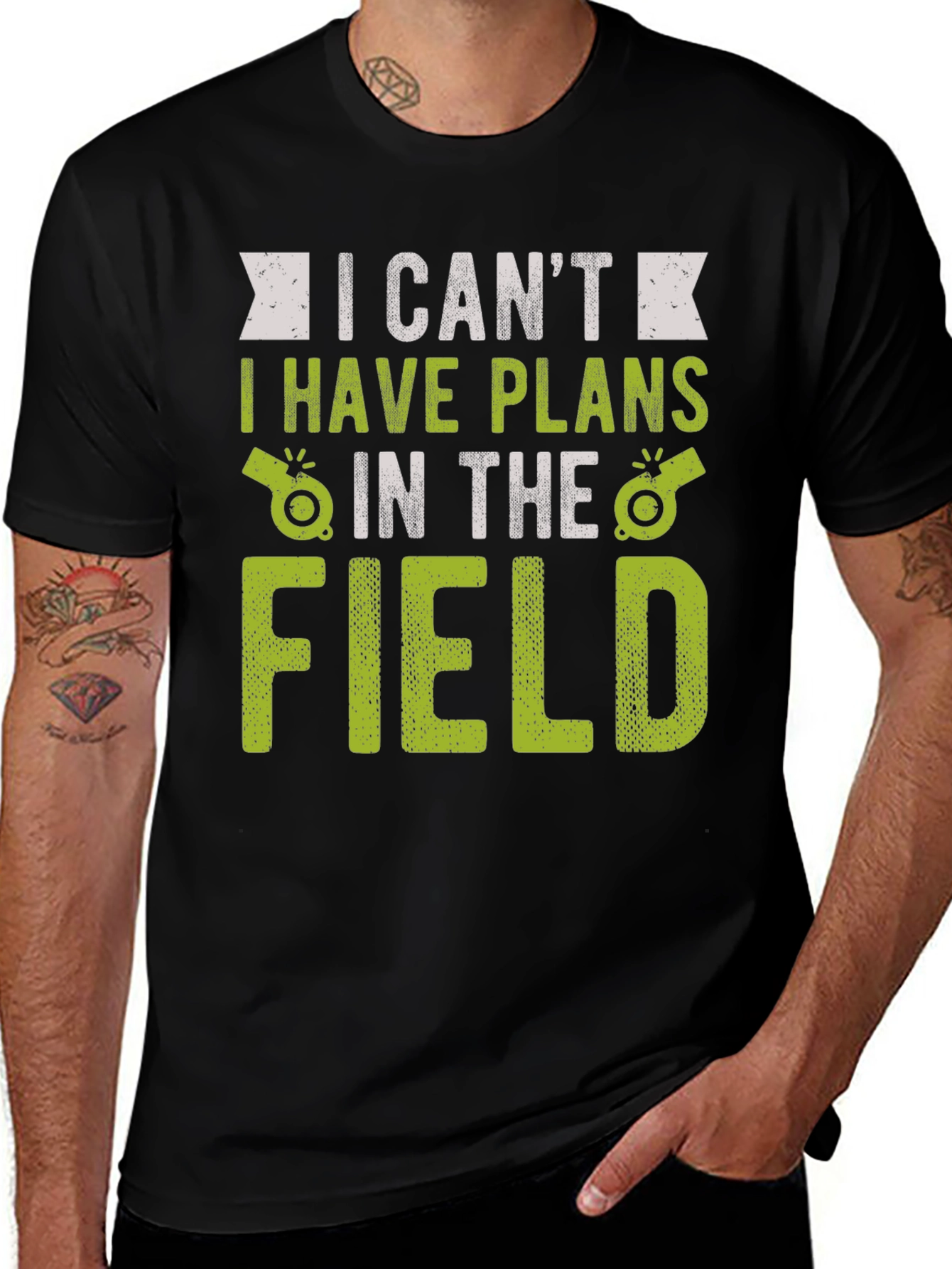 I Cant I Have Plans In The Field T-Shirt