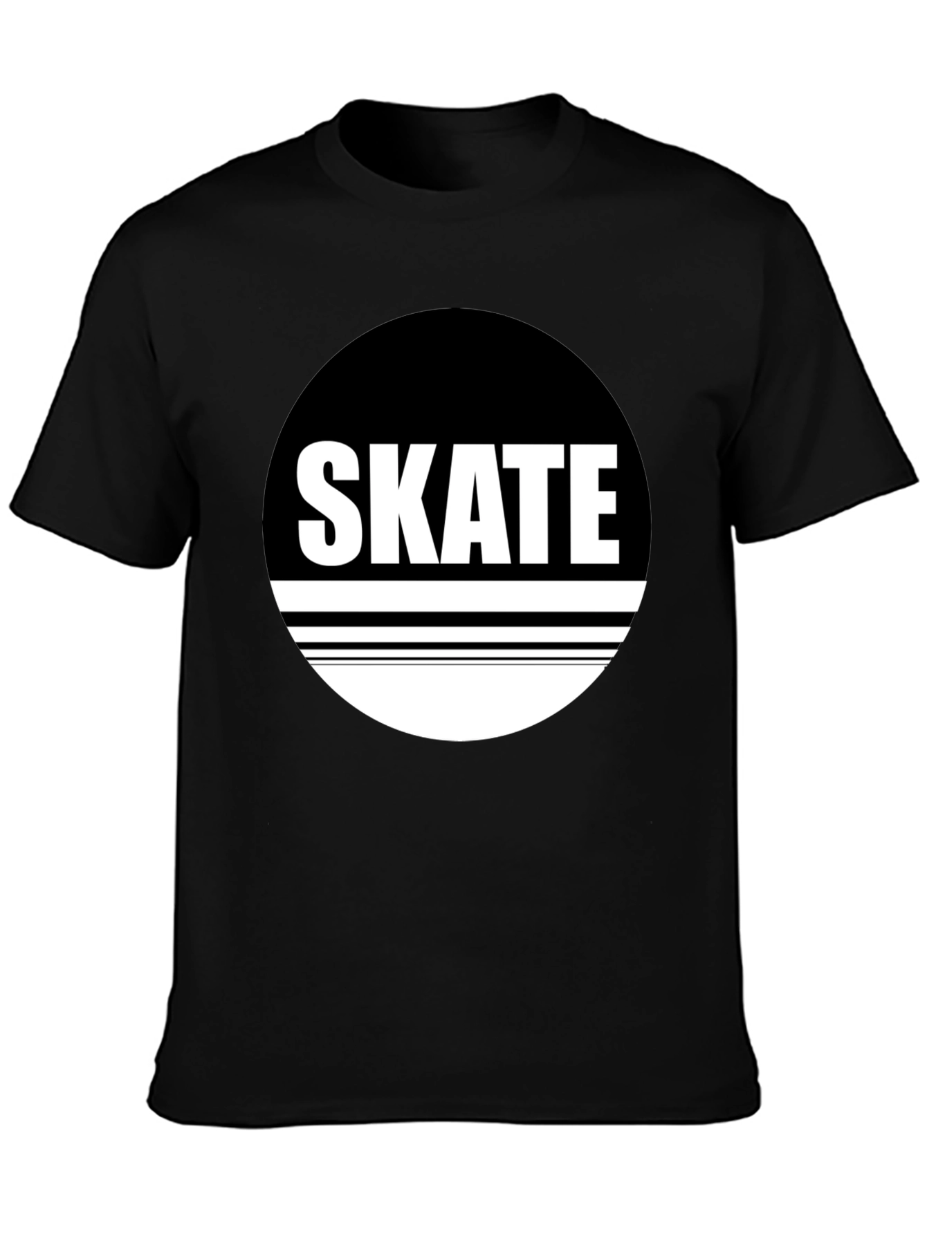 Skate Graphic Black T-Shirt