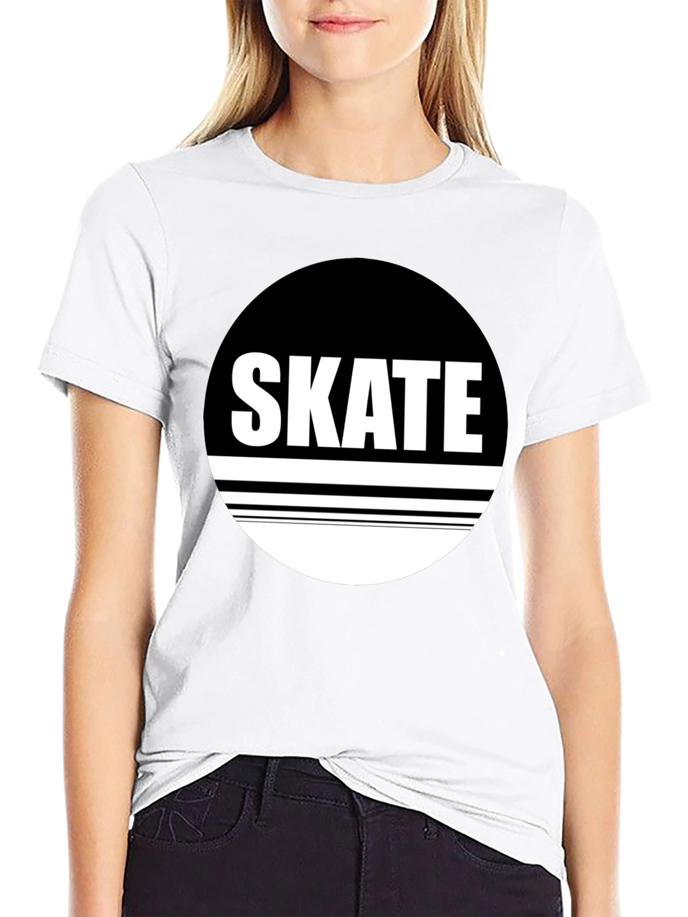 Skate Graphic Black T-Shirt