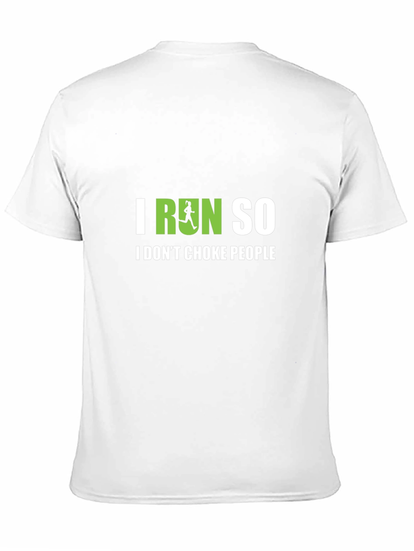 I Run So I Dont Choke People Funny T-Shirt