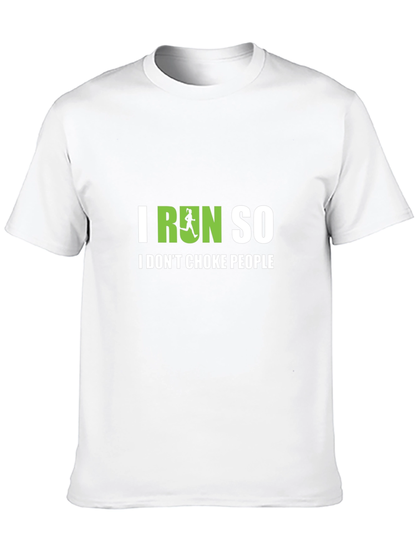 I Run So I Dont Choke People Funny T-Shirt