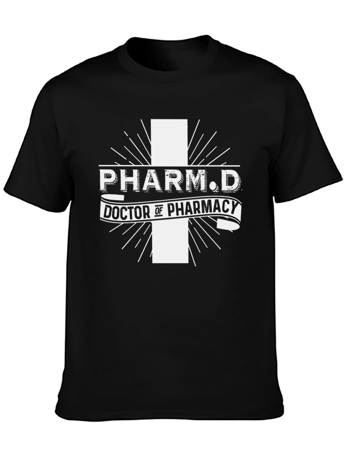 PharmD Doctor of Pharmacy Black T-Shirt