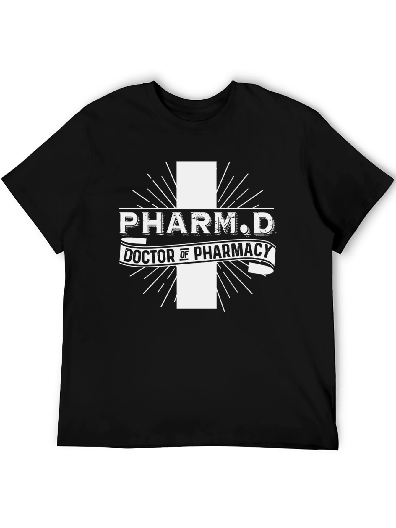 PharmD Doctor of Pharmacy Black T-Shirt