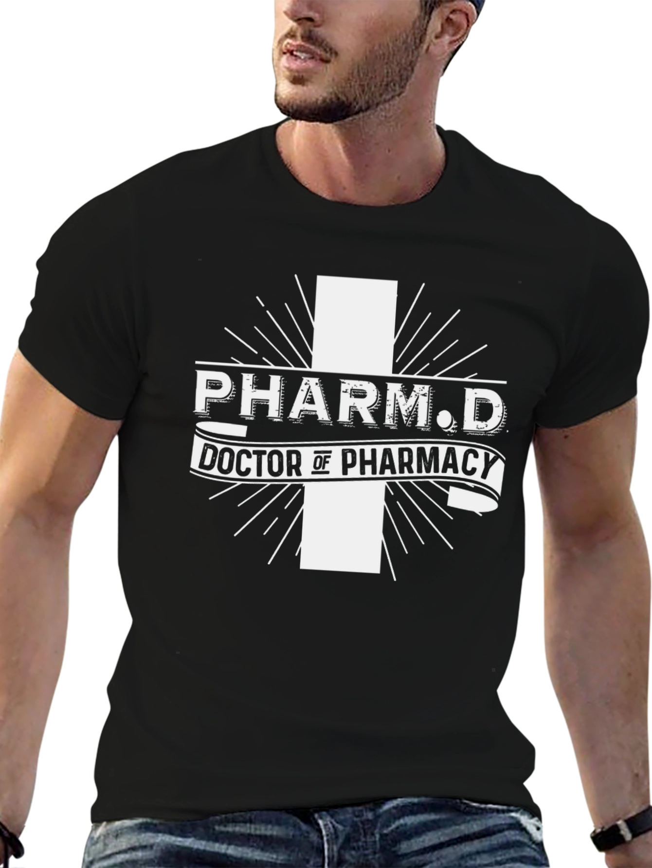 PharmD Doctor of Pharmacy Black T-Shirt