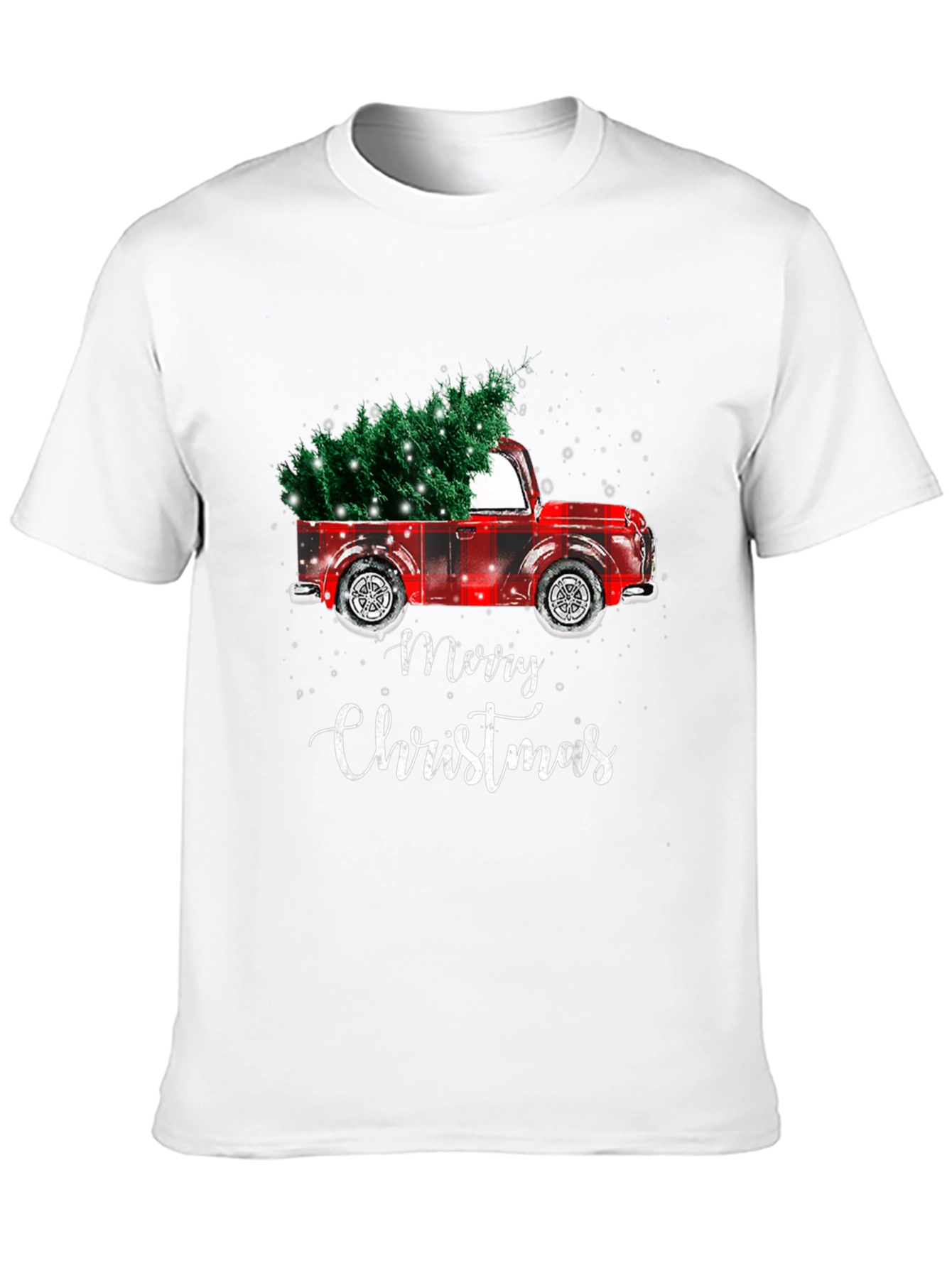 Merry Christmas Tree Truck T-Shirt