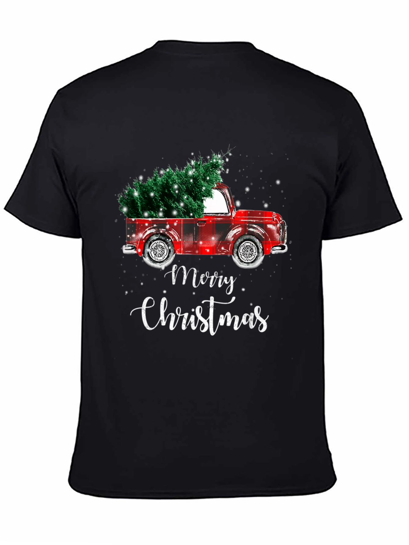 Merry Christmas Tree Truck T-Shirt