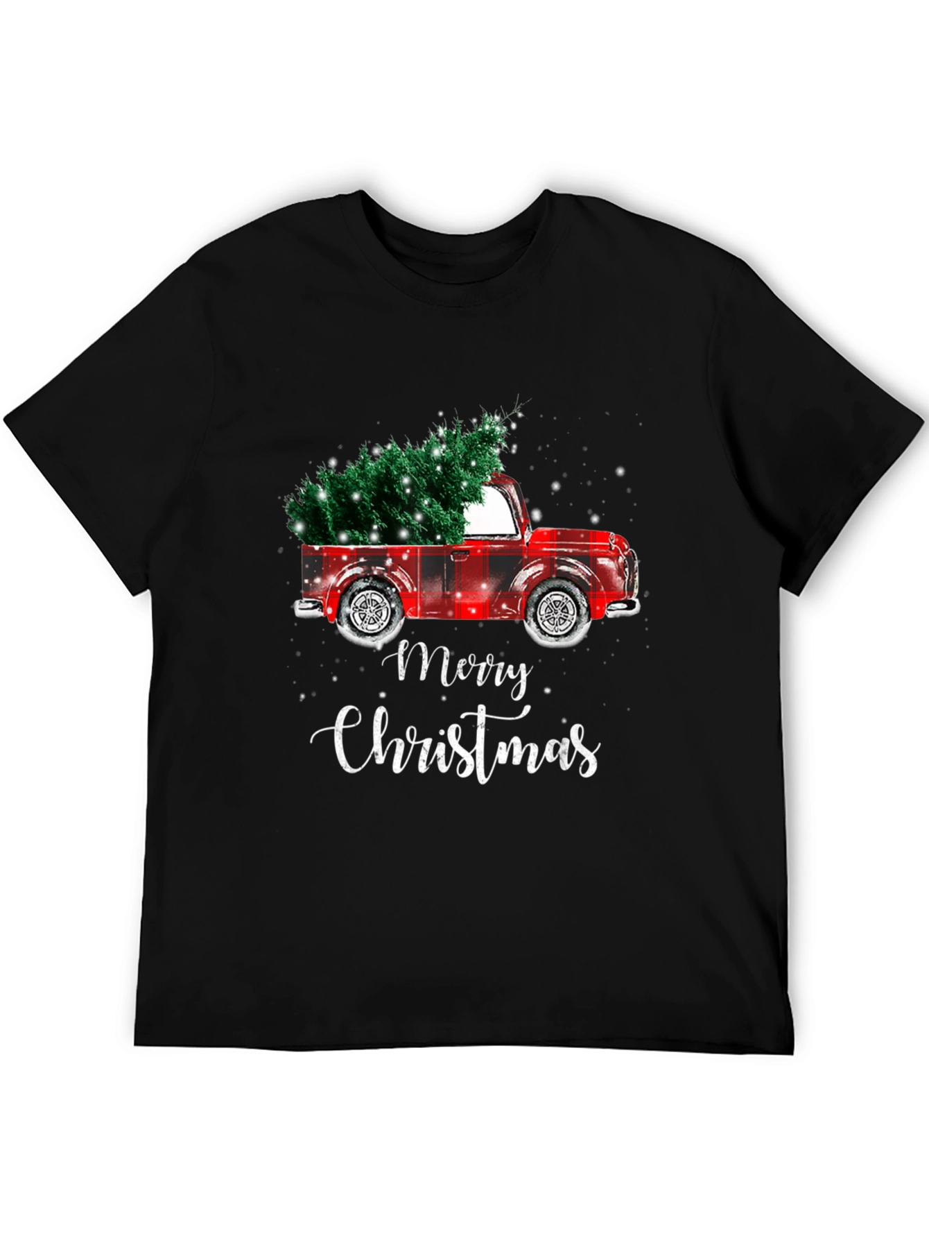 Merry Christmas Tree Truck T-Shirt