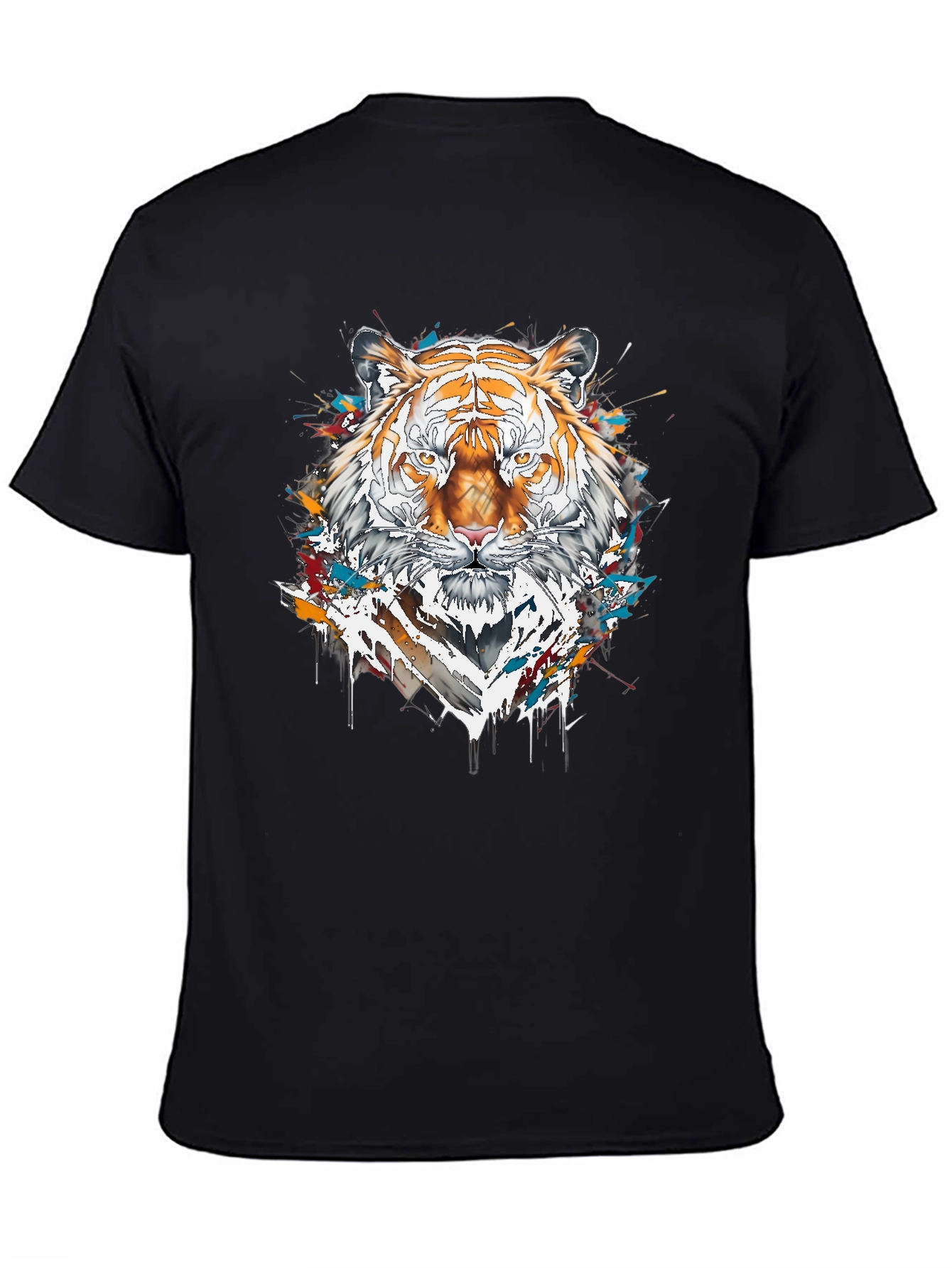 Tiger Graphic Tee - Cool Animal Print Shirt