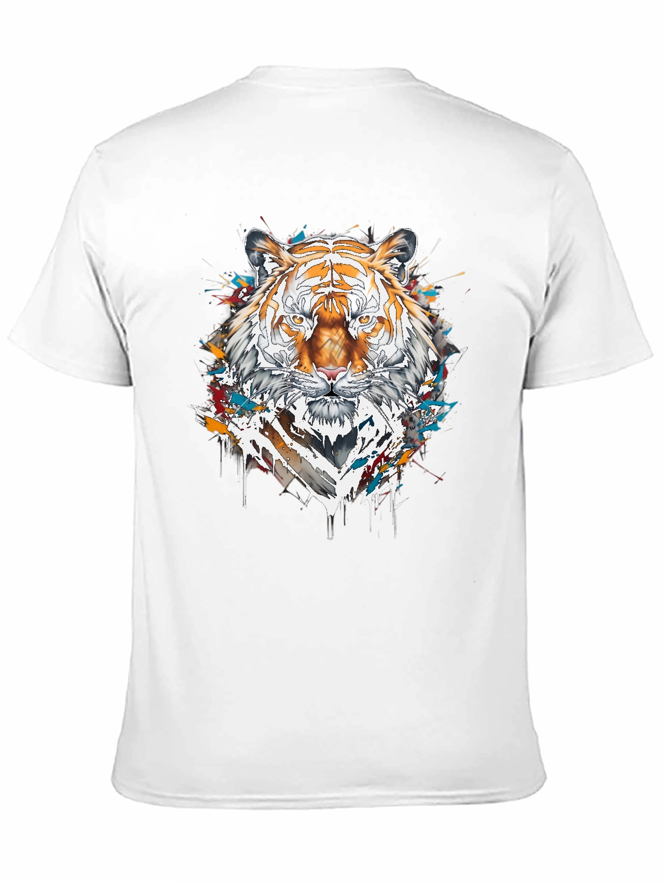 Tiger Graphic Tee - Cool Animal Print Shirt