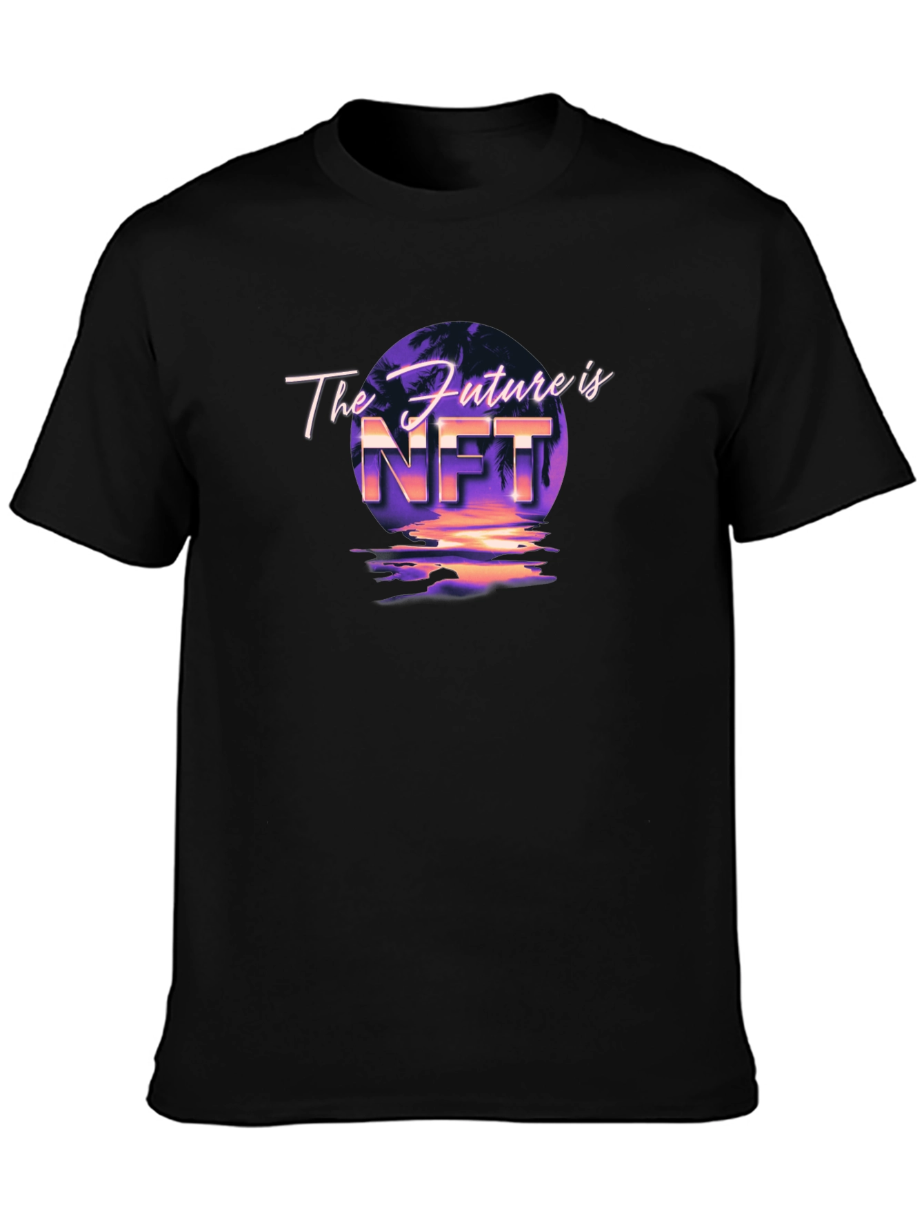 The Future is NFT Black Graphic Tee