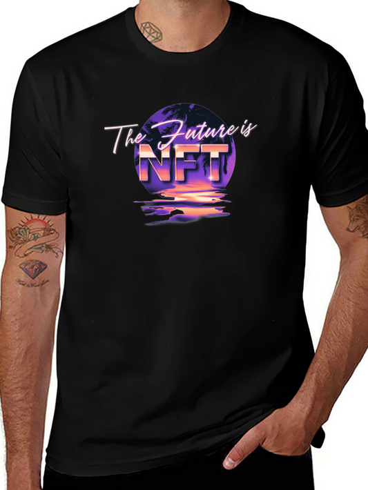The Future is NFT Black Graphic Tee
