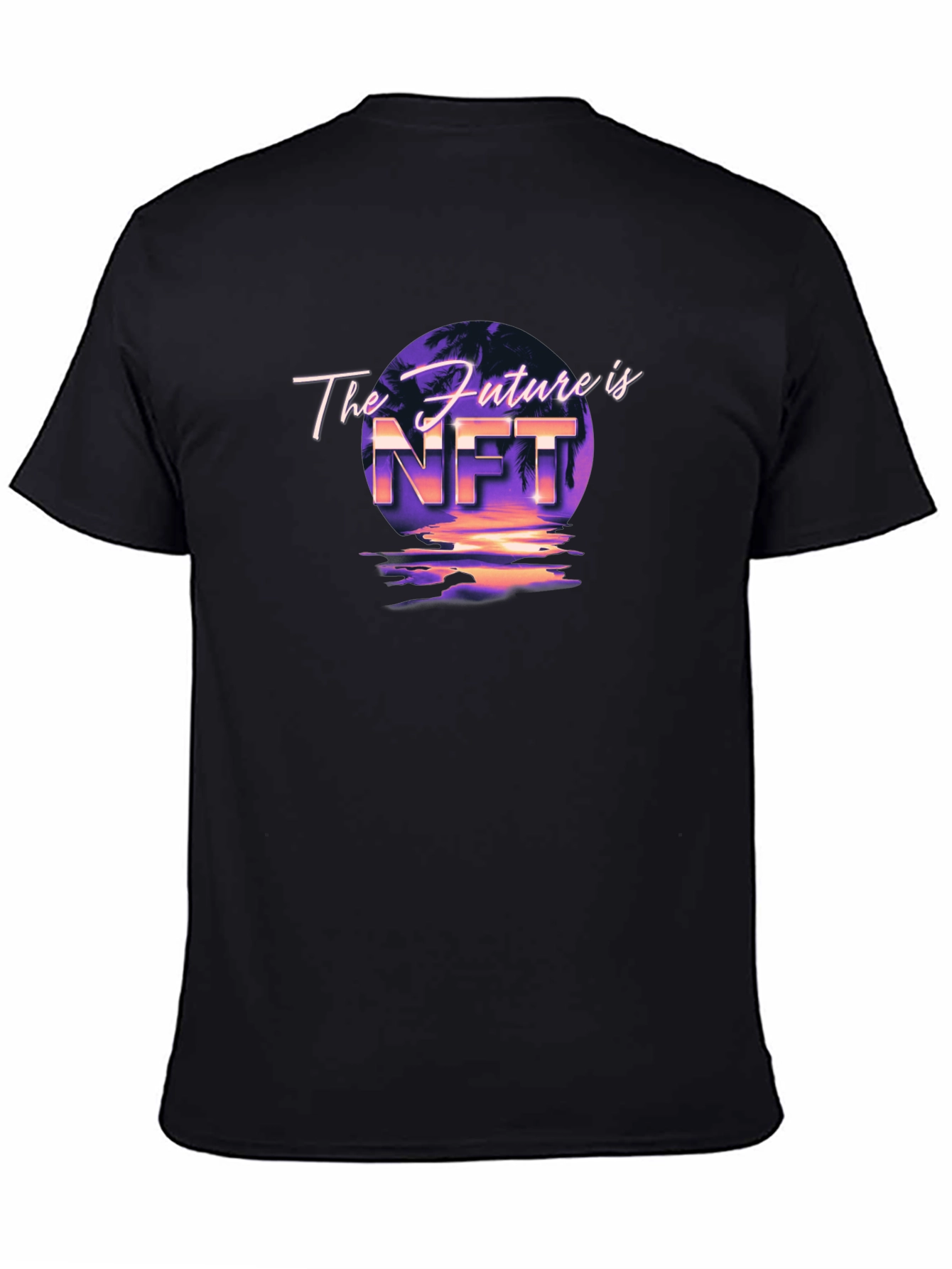 The Future is NFT Black Graphic Tee