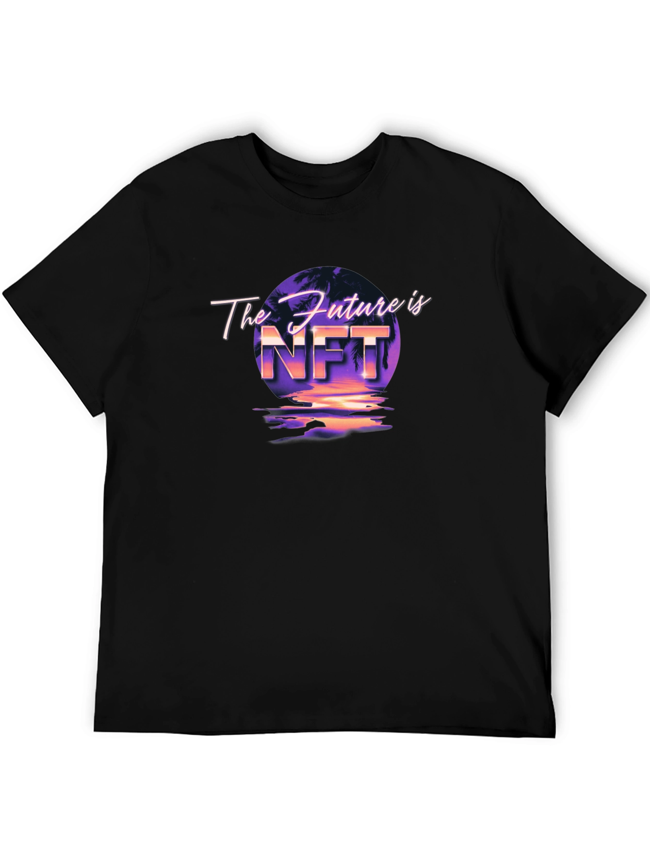 The Future is NFT Black Graphic Tee