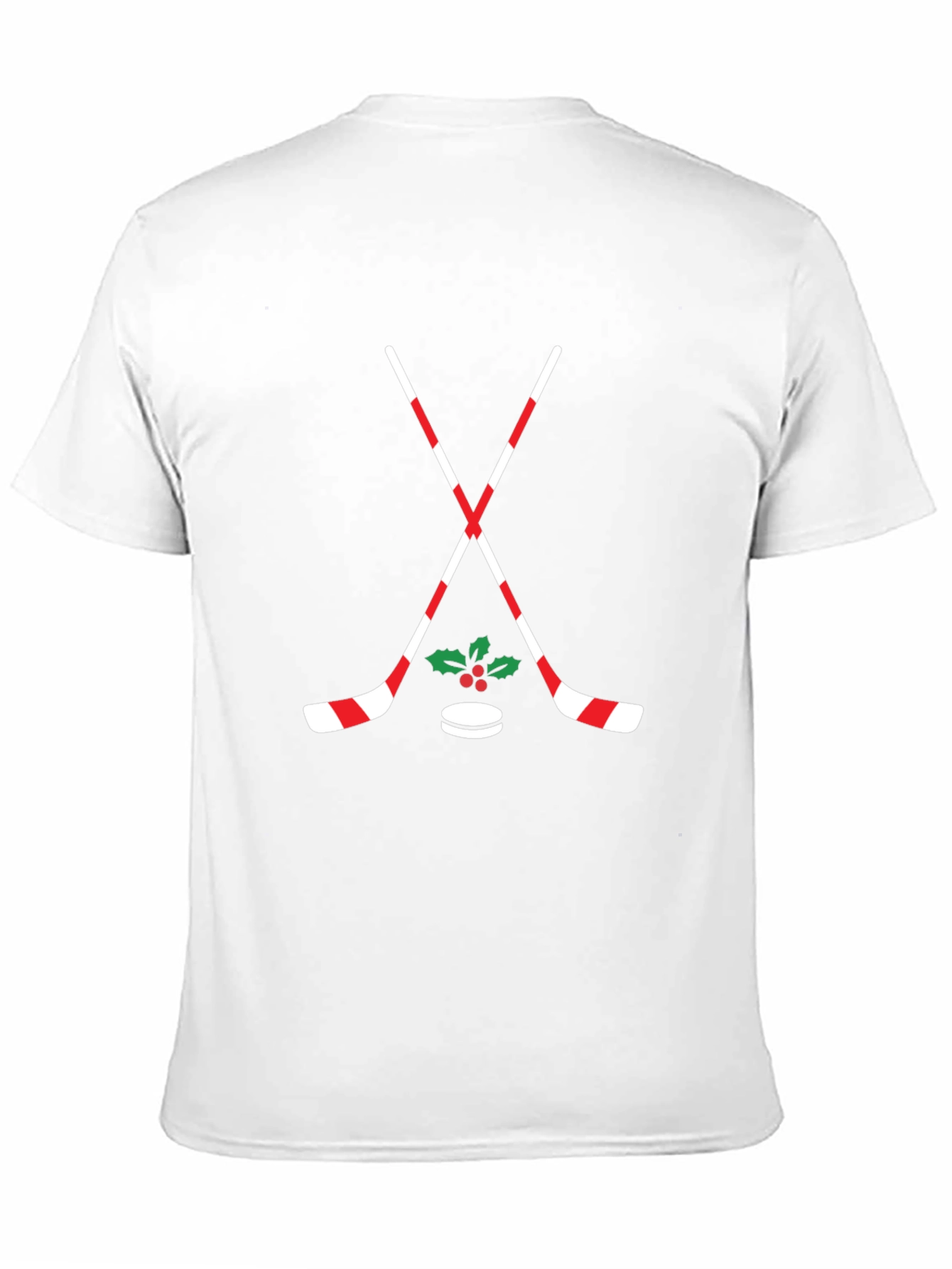 Festive Hockey T-Shirt: Holiday Cheer on Ice