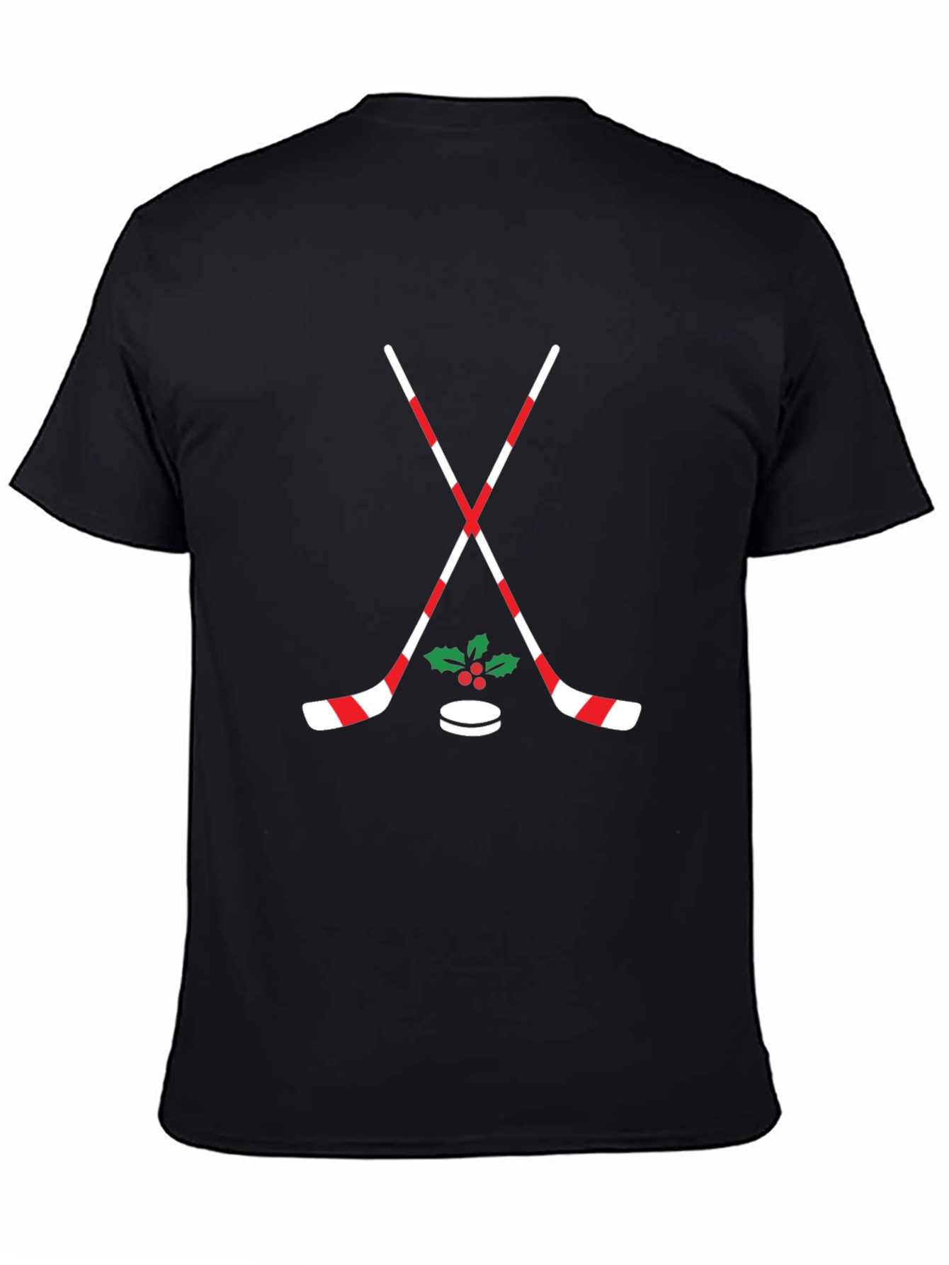 Festive Hockey T-Shirt: Holiday Cheer on Ice