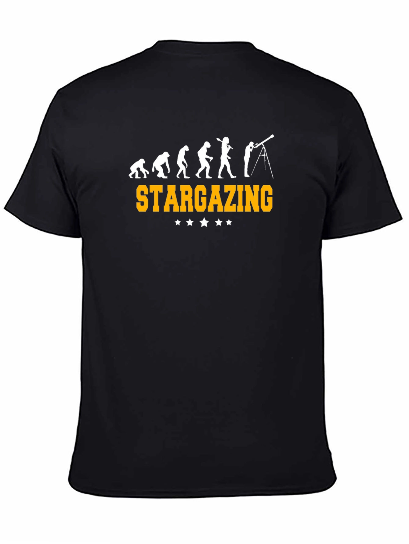 Stargazing Evolution Black T-Shirt