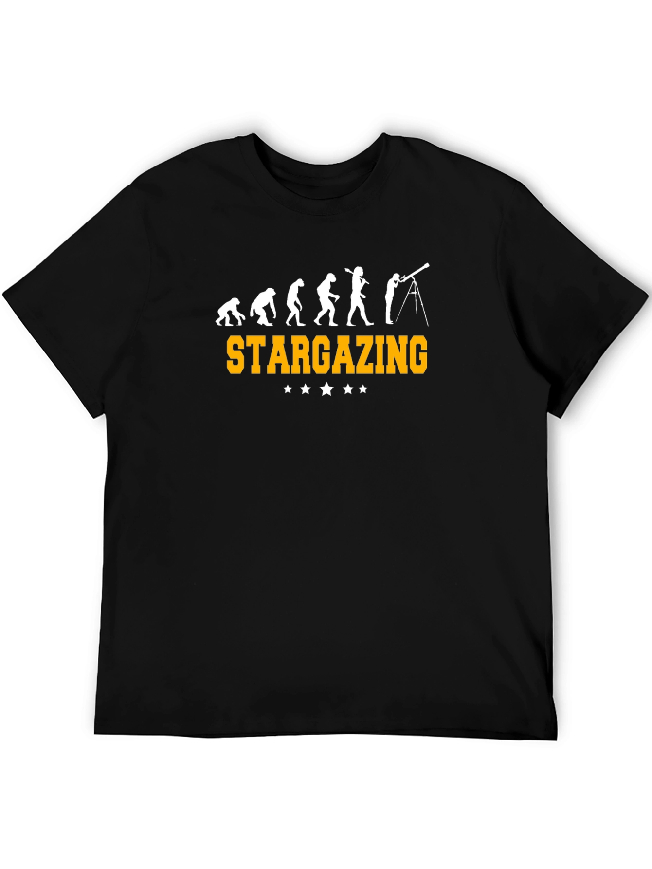 Stargazing Evolution Black T-Shirt