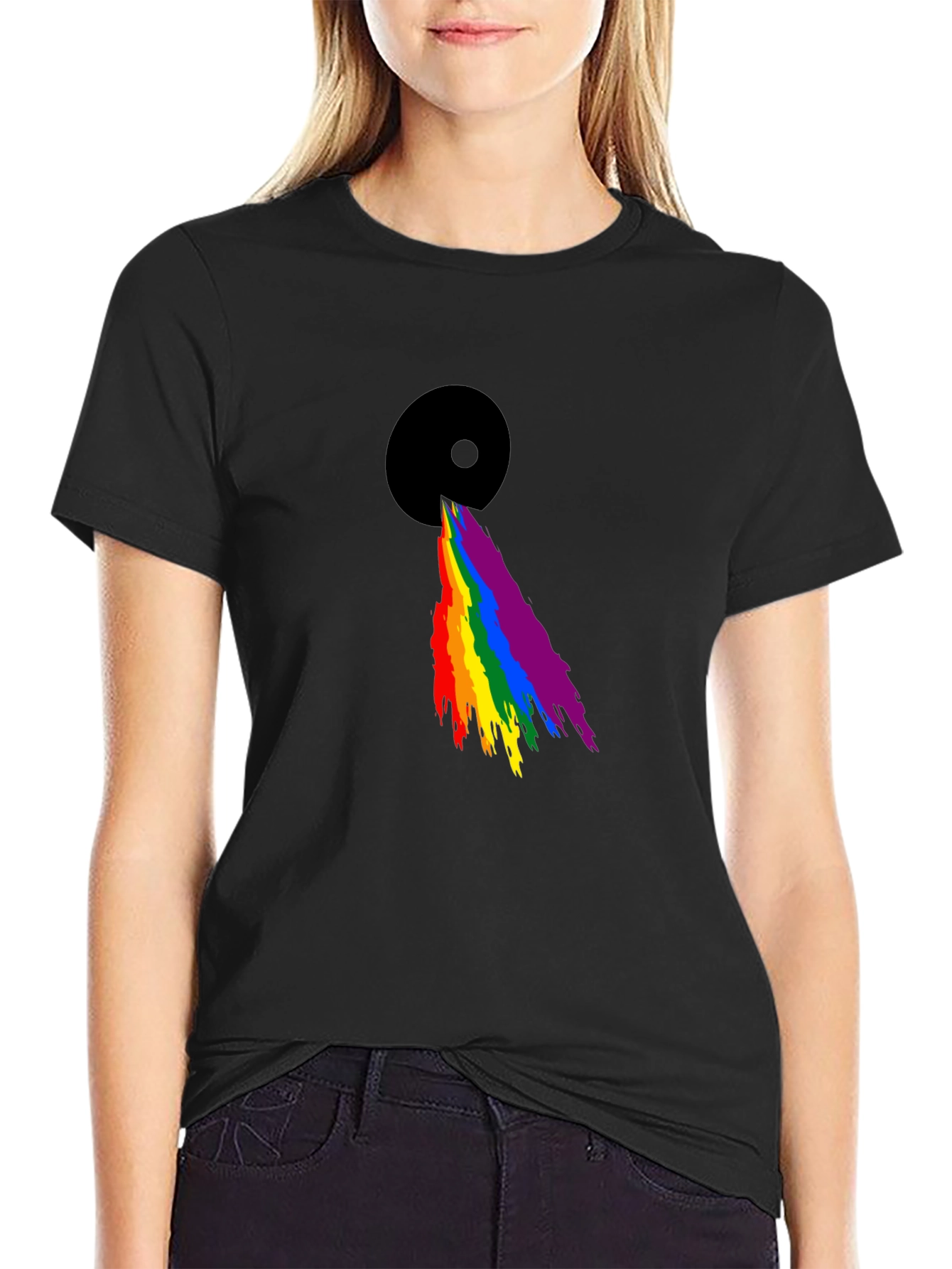 Rainbow Prism Graphic Tee