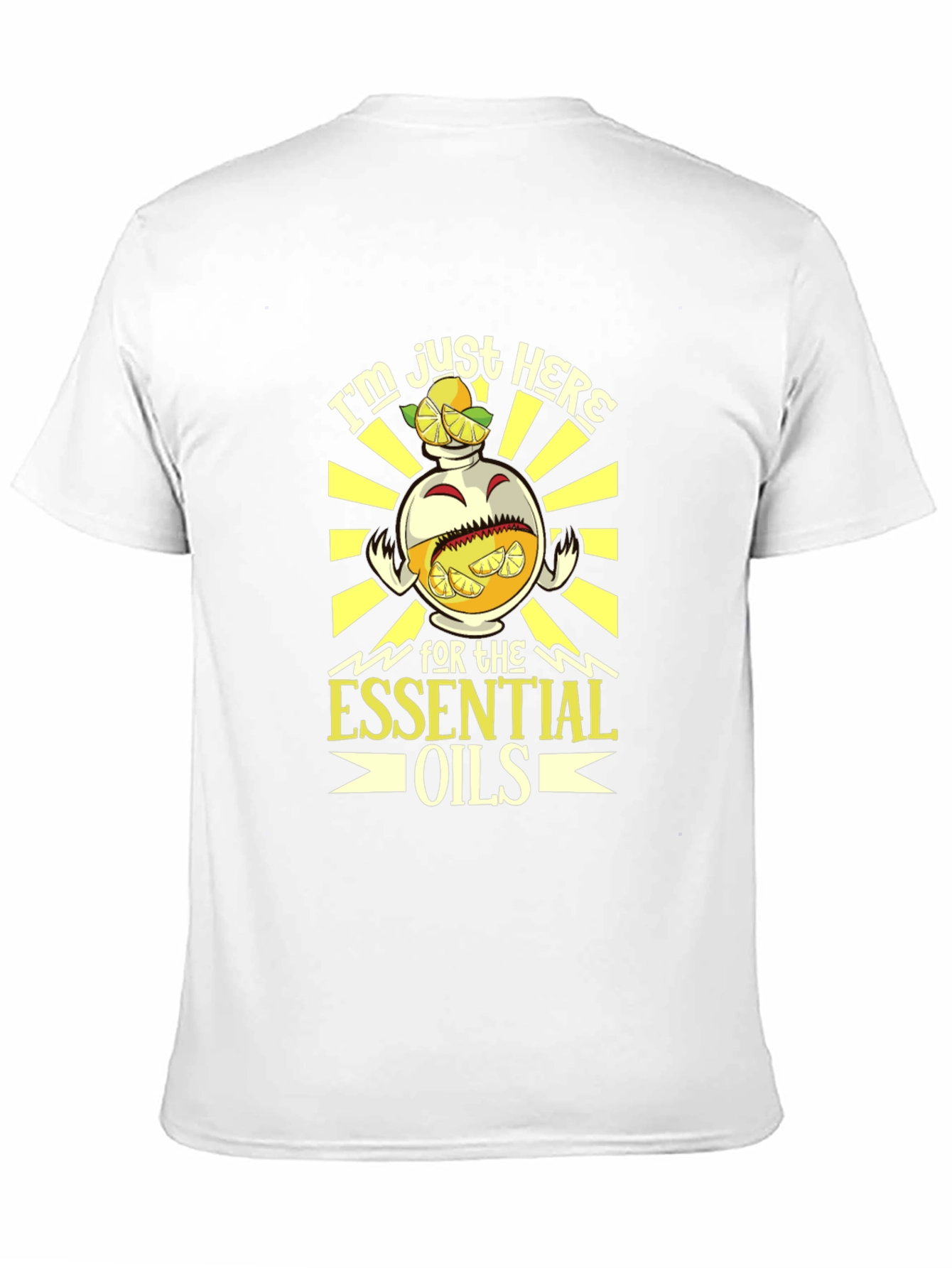 Essential Oils Graphic Tee - Black Cotton Blend