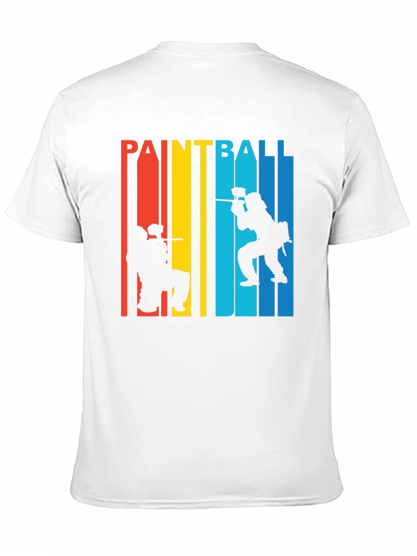 Paintball Silhouette Graphic T-Shirt - Stylish Sportswear