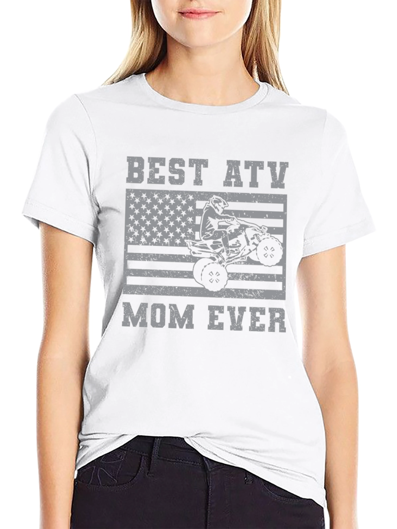 Best ATV Mom Ever Graphic T-Shirt