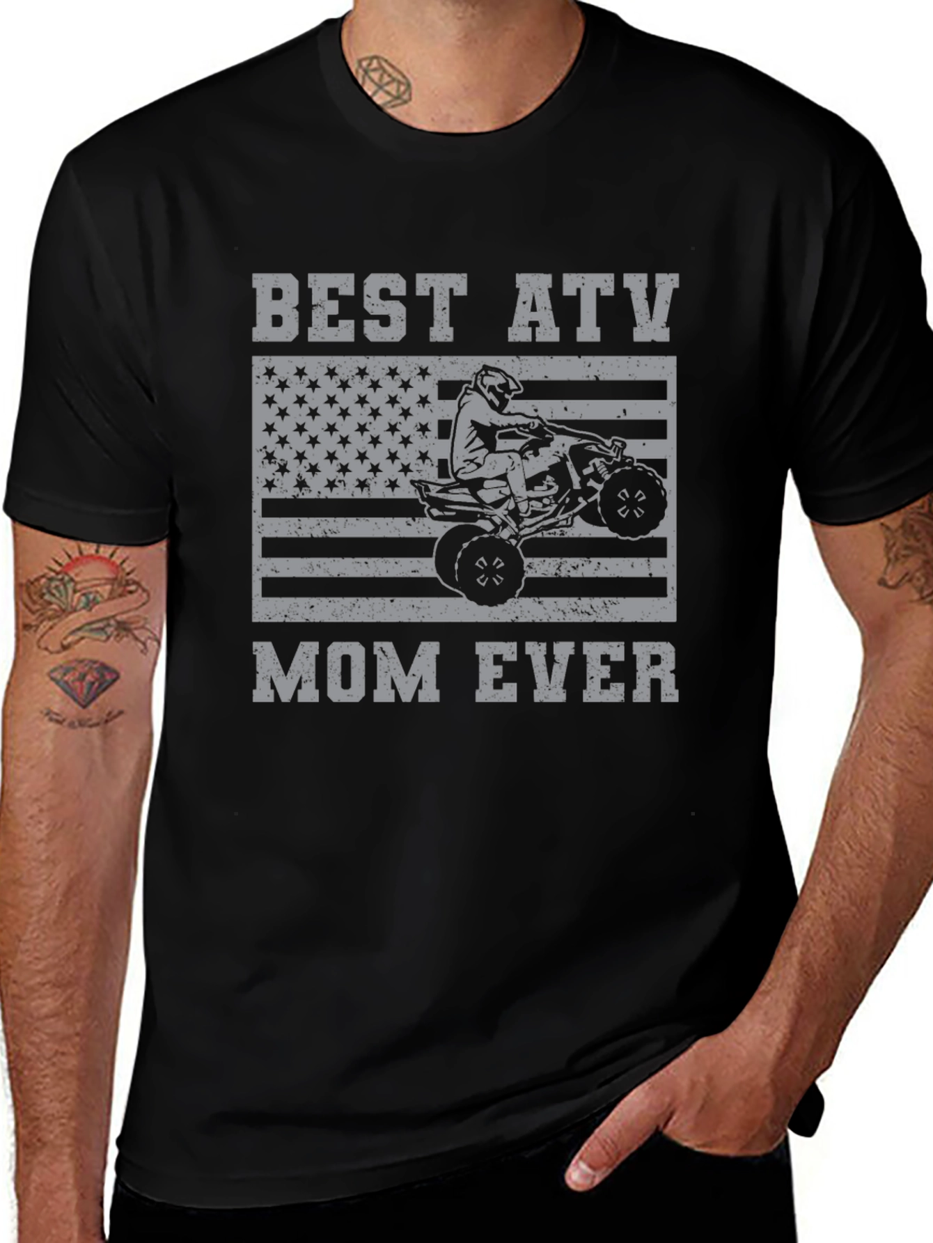 Best ATV Mom Ever Graphic T-Shirt