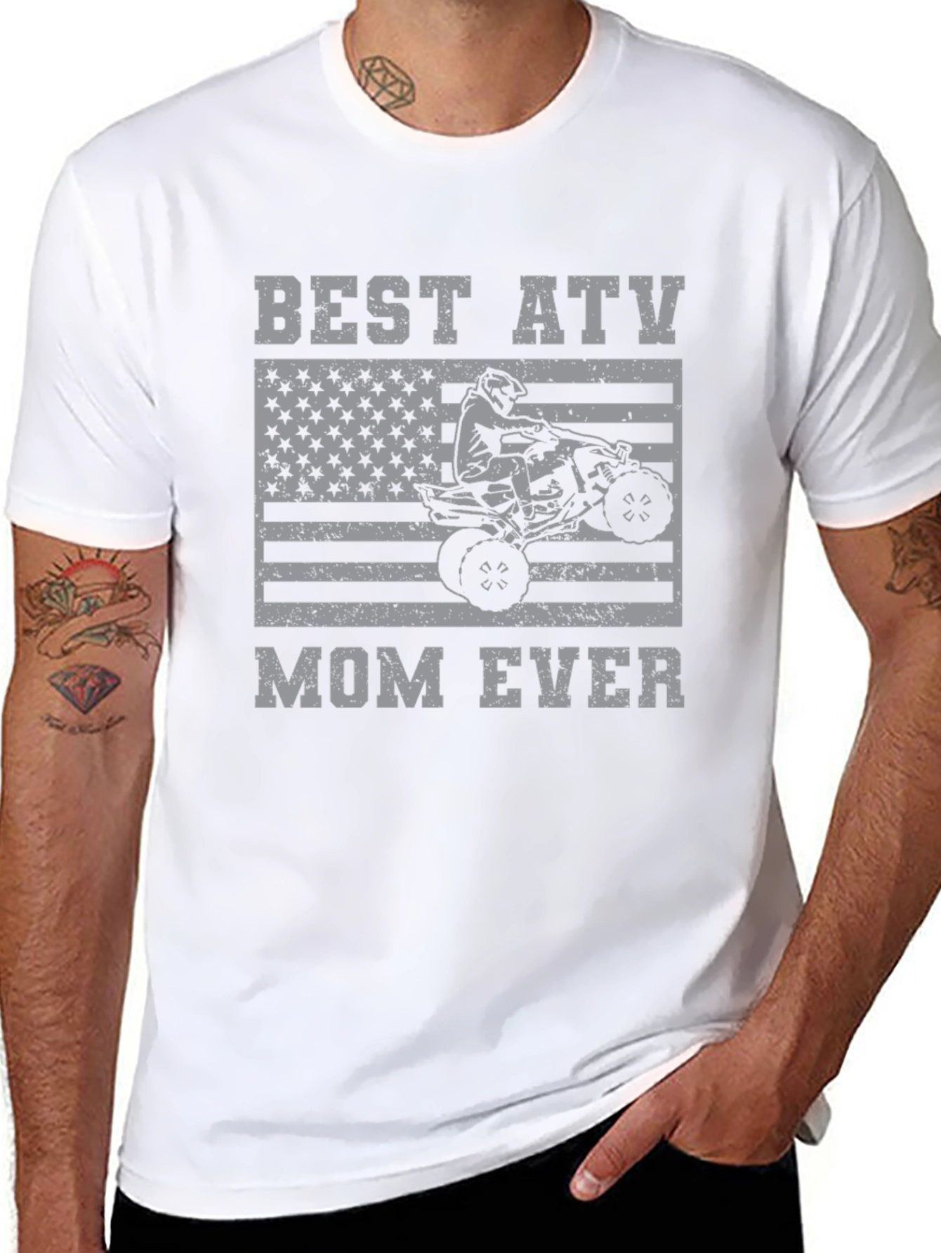 Best ATV Mom Ever Graphic T-Shirt