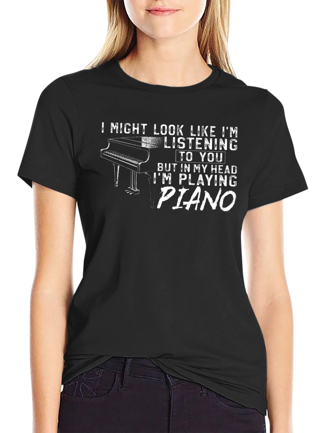 Piano Lover T-Shirt - Im Playing Piano