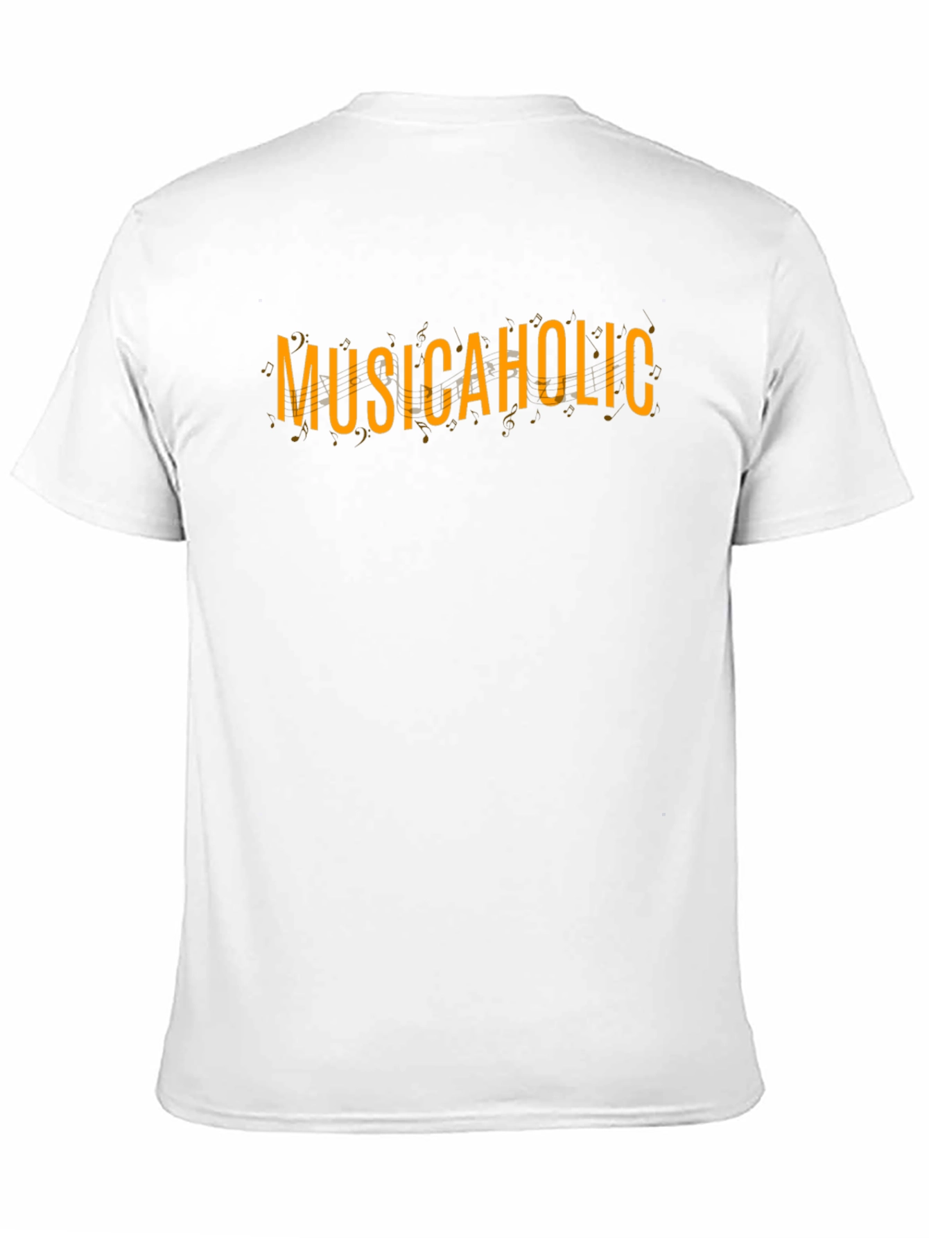 Musicaholic Black Tee - Stylish Graphic Print
