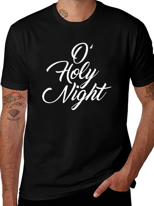 O Holy Night Graphic T-Shirt - Classic Holiday Tee