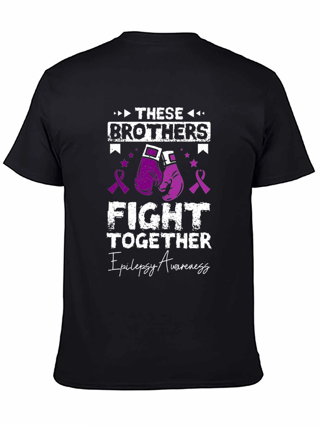 Epilepsy Awareness Brothers Fight Together T-Shirt