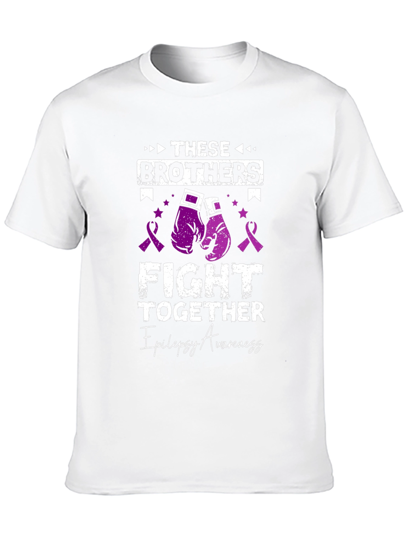 Epilepsy Awareness Brothers Fight Together T-Shirt