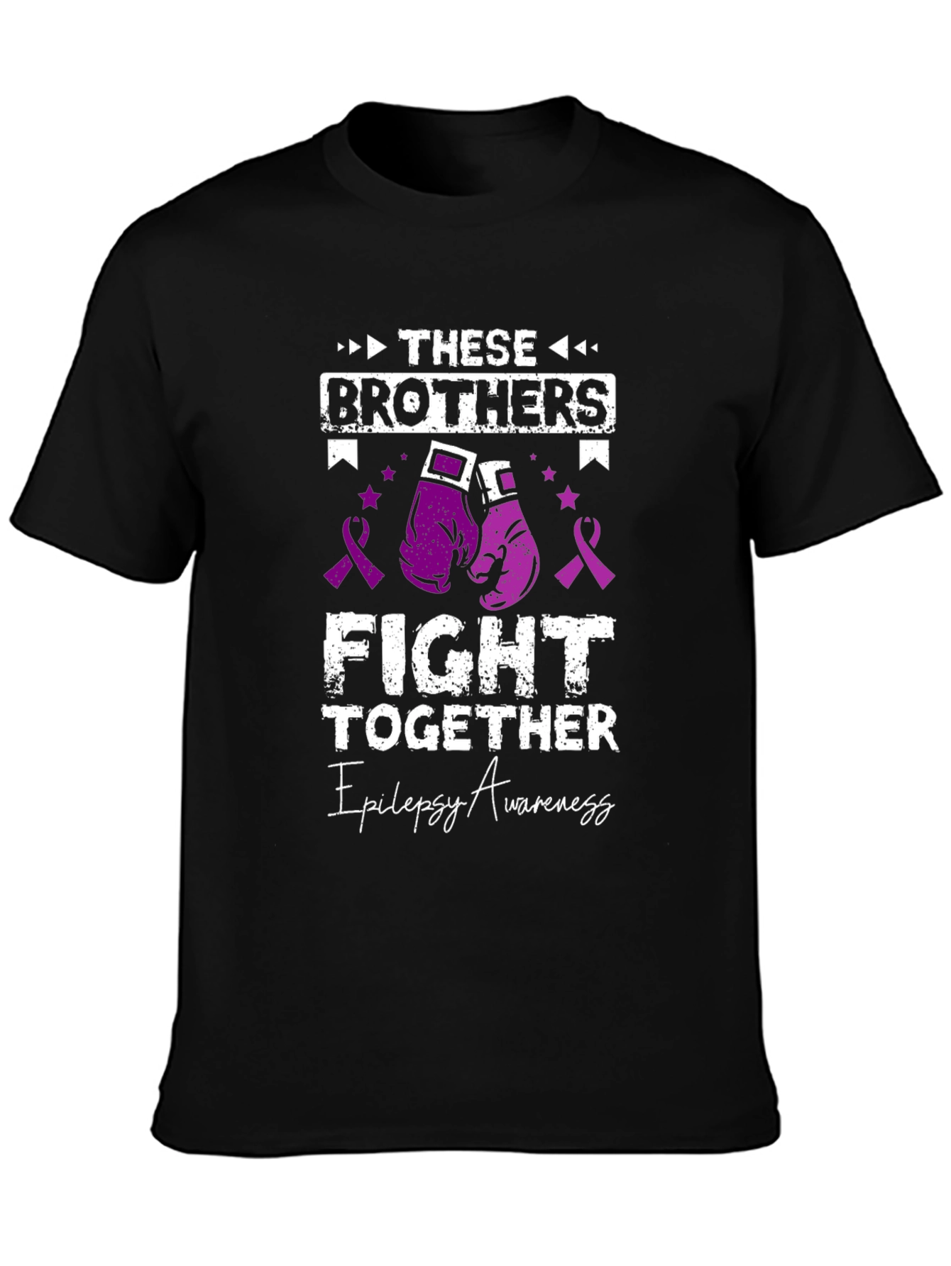 Epilepsy Awareness Brothers Fight Together T-Shirt