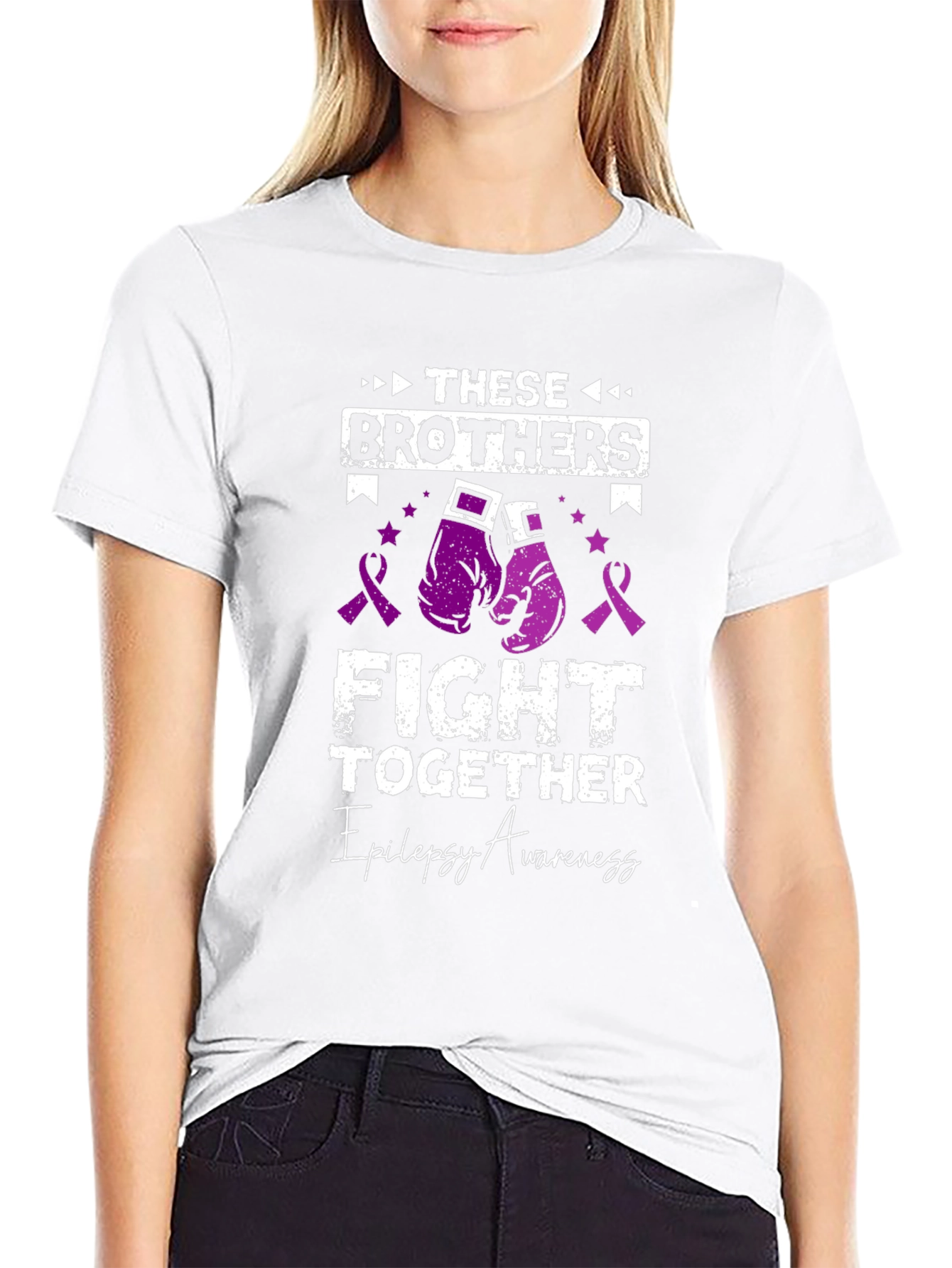 Epilepsy Awareness Brothers Fight Together T-Shirt