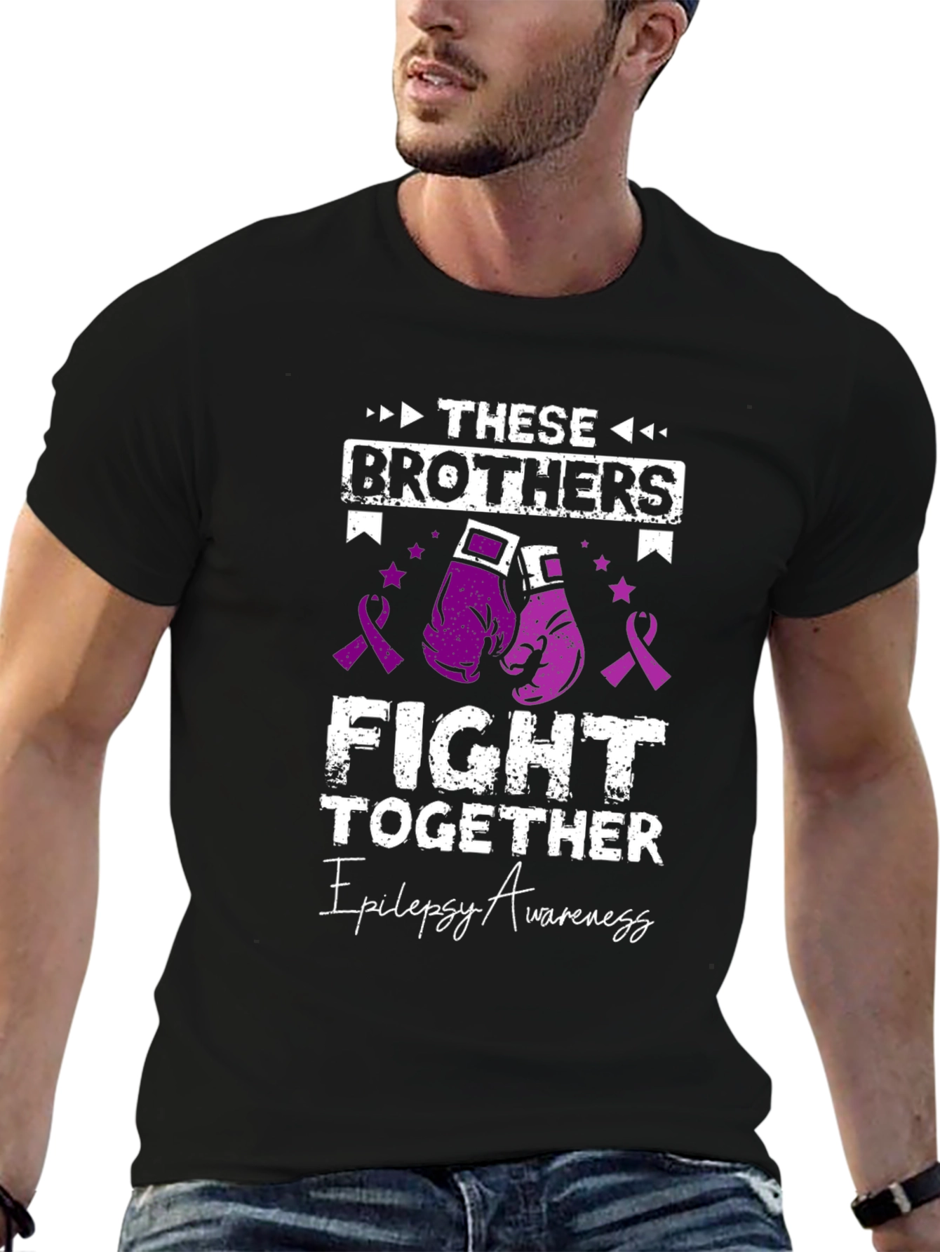 Epilepsy Awareness Brothers Fight Together T-Shirt