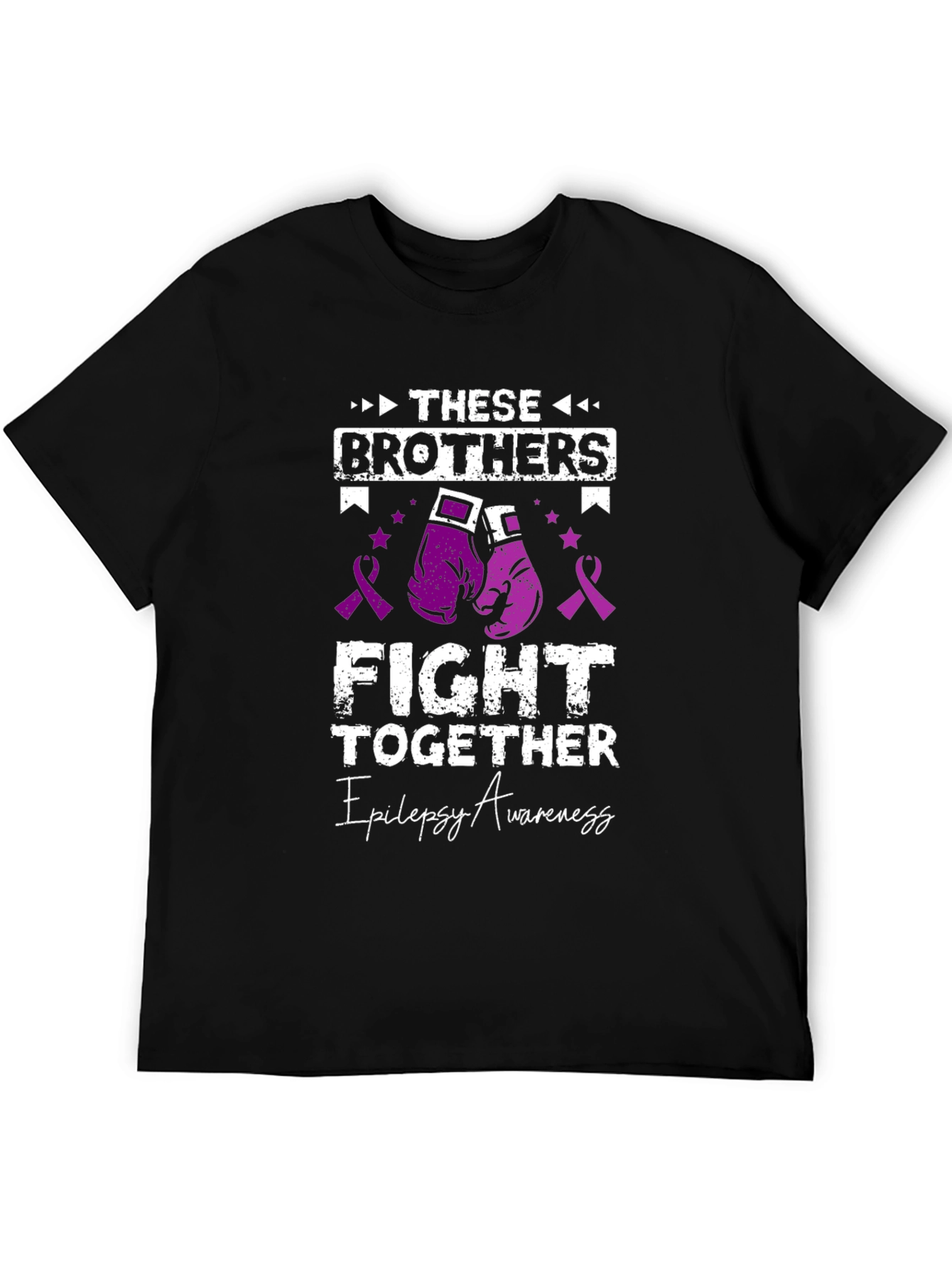Epilepsy Awareness Brothers Fight Together T-Shirt
