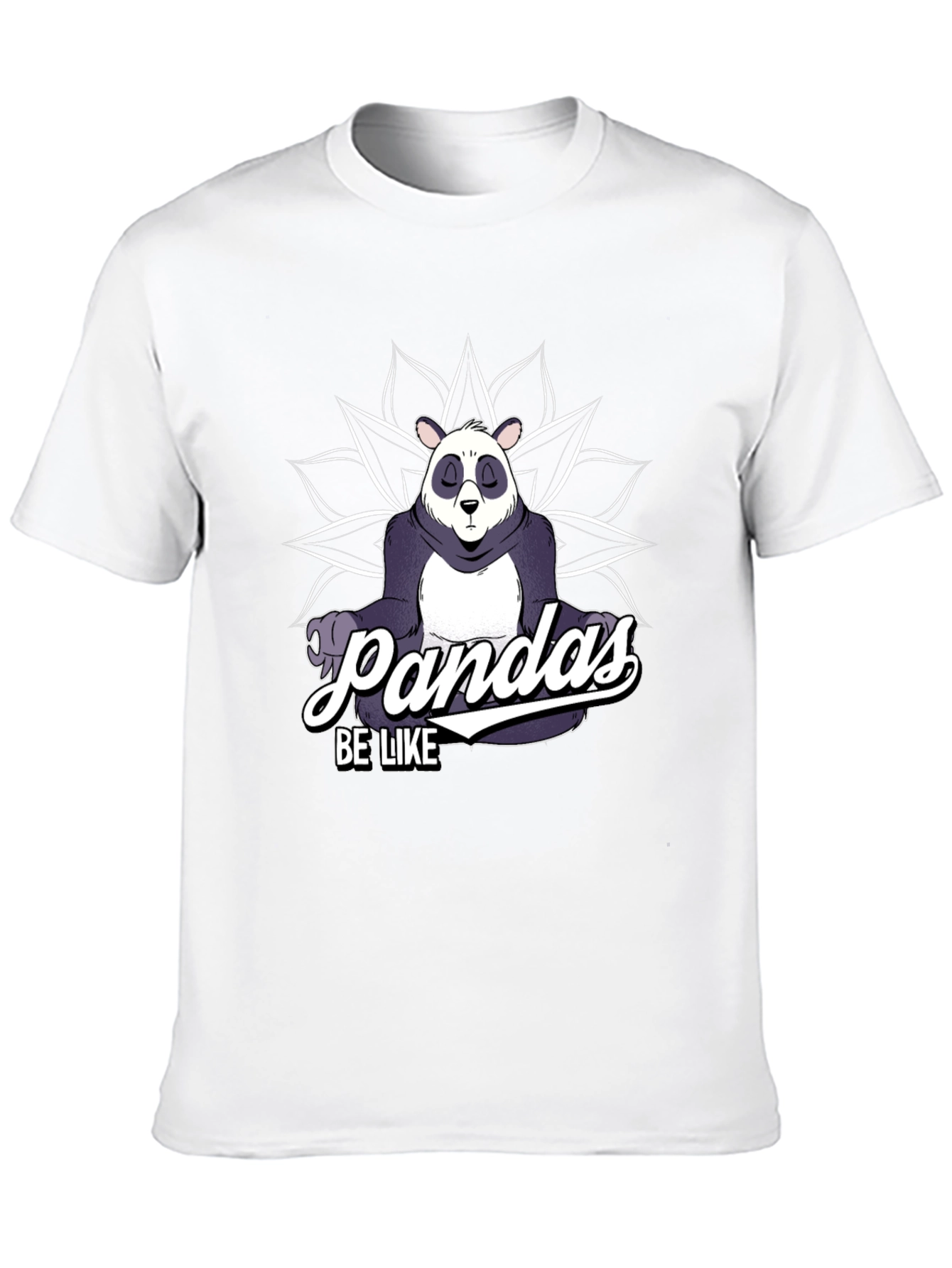 Mens Pandas Be Like Graphic T-Shirt