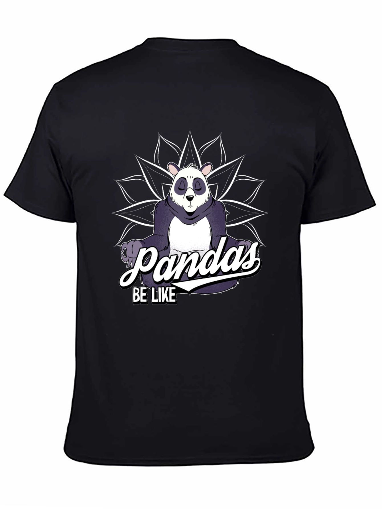 Mens Pandas Be Like Graphic T-Shirt