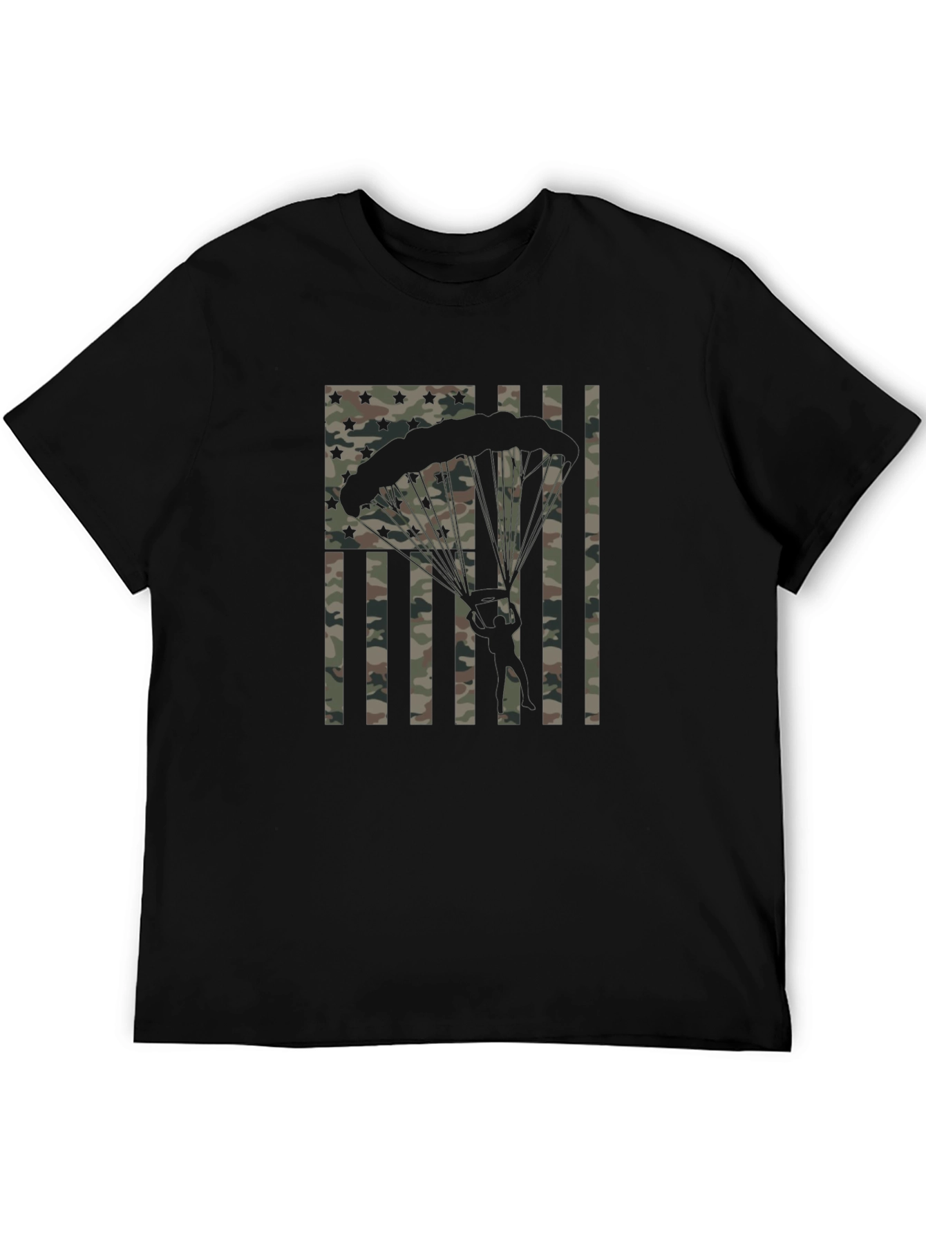 Parachute Camo Flag T-Shirt