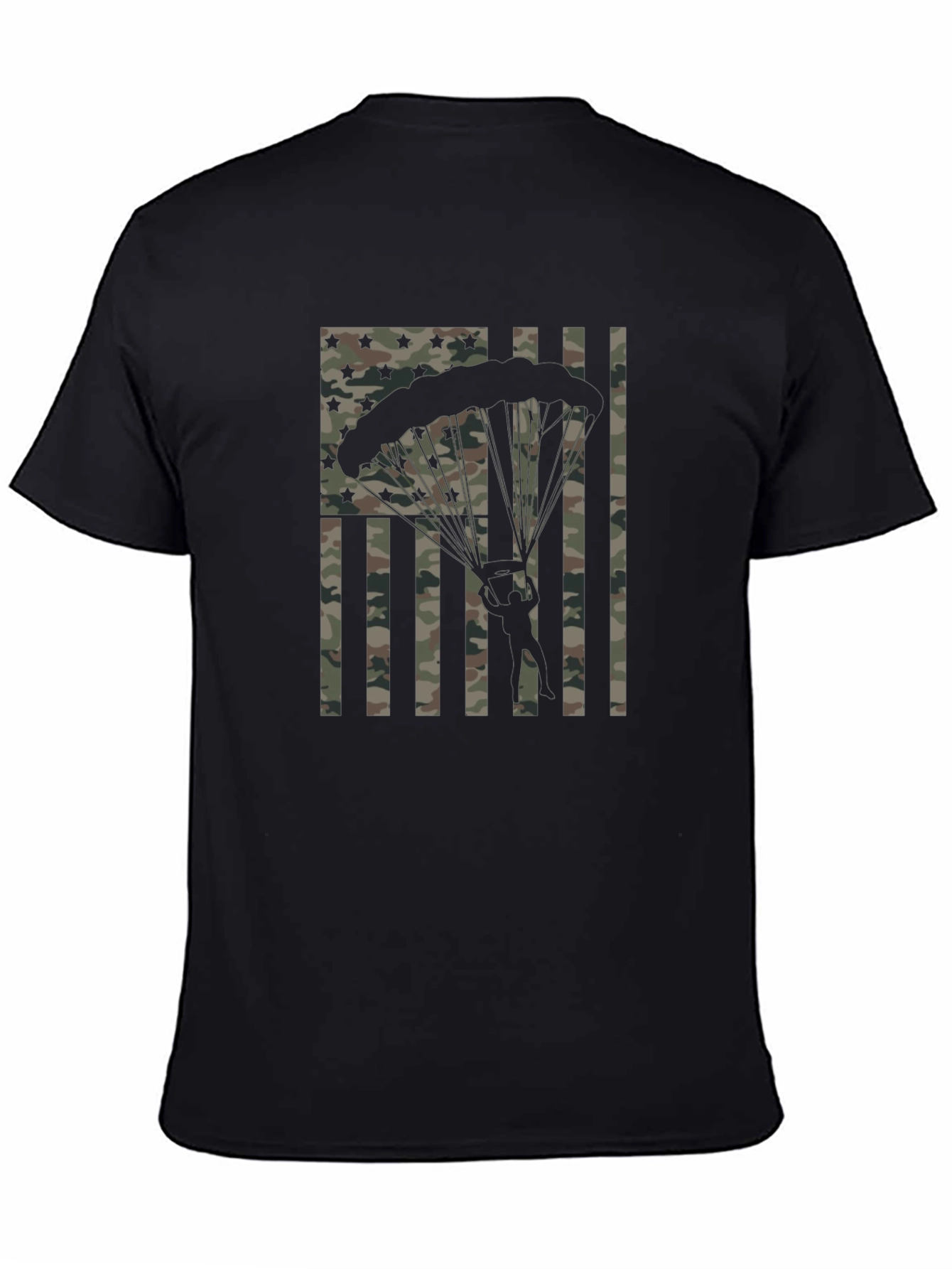 Parachute Camo Flag T-Shirt