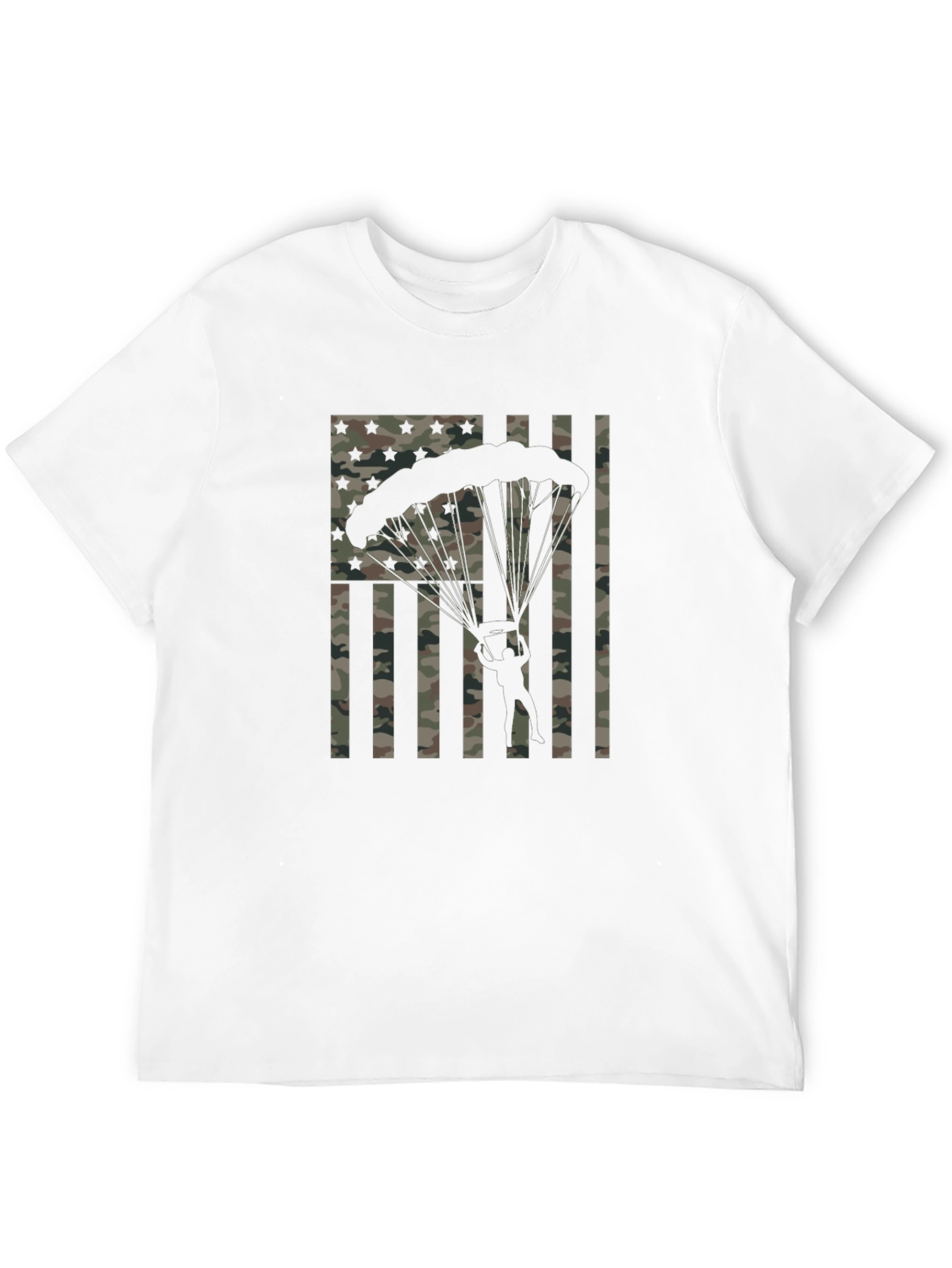 Parachute Camo Flag T-Shirt