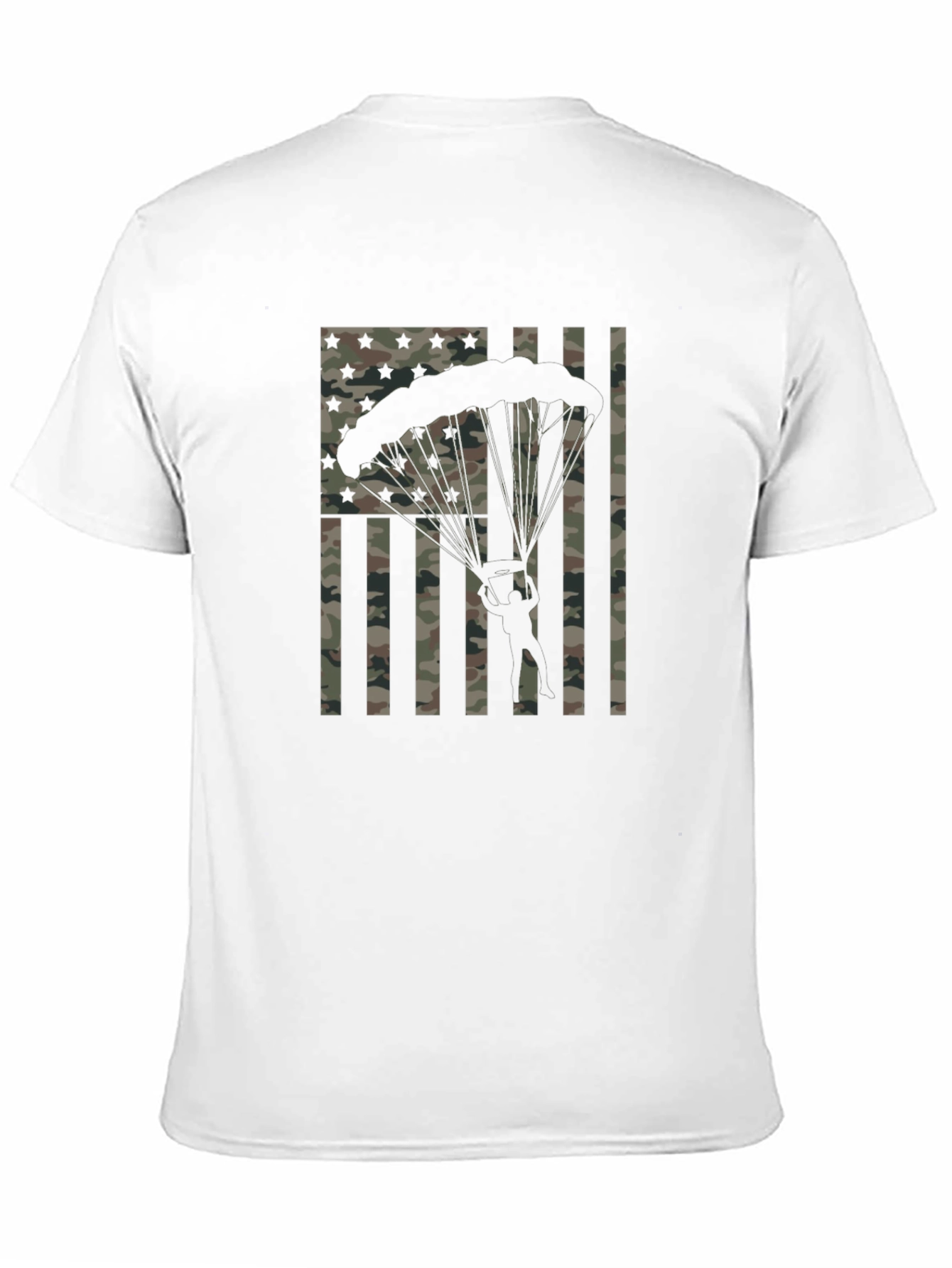Parachute Camo Flag T-Shirt