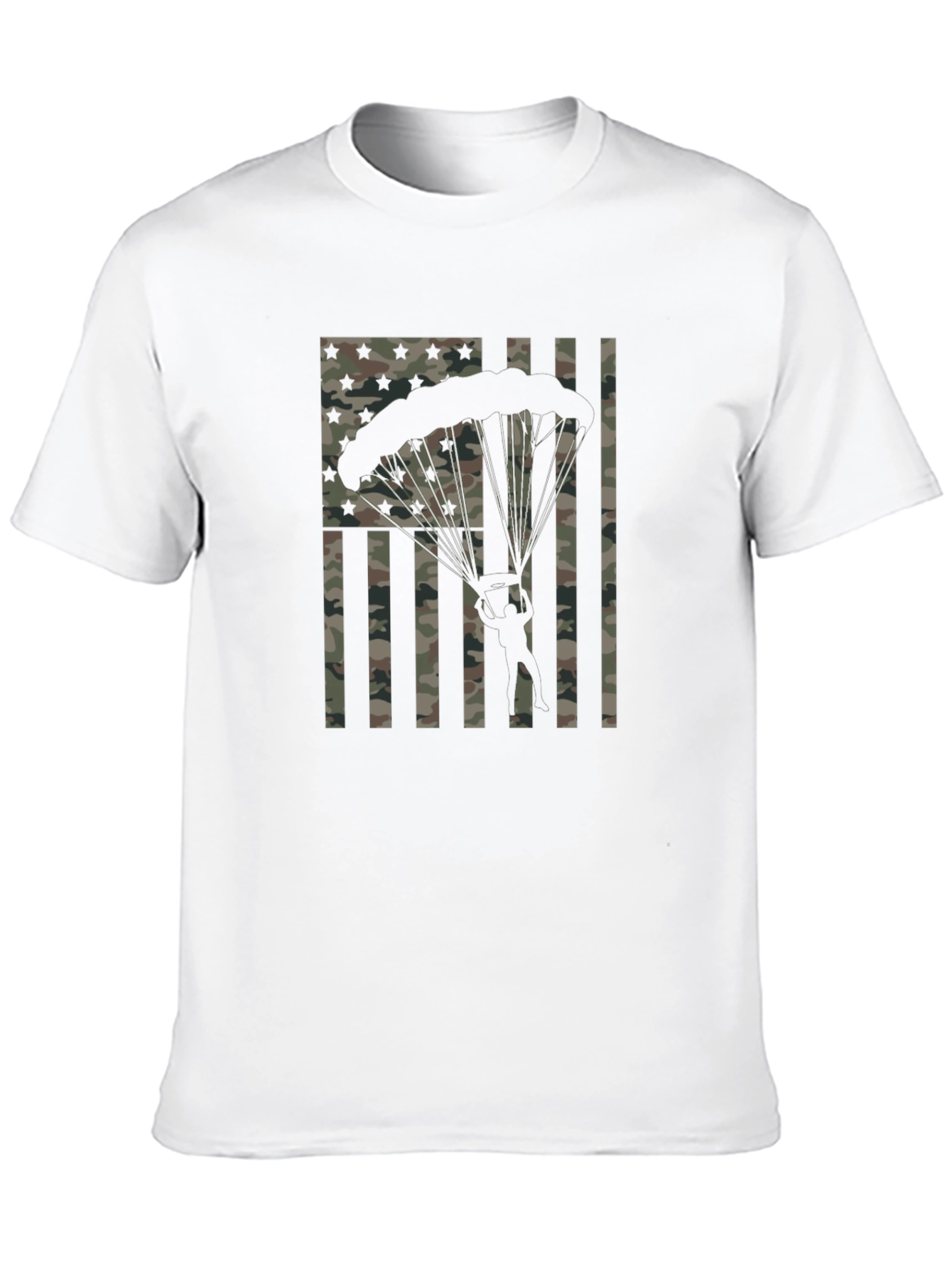 Parachute Camo Flag T-Shirt