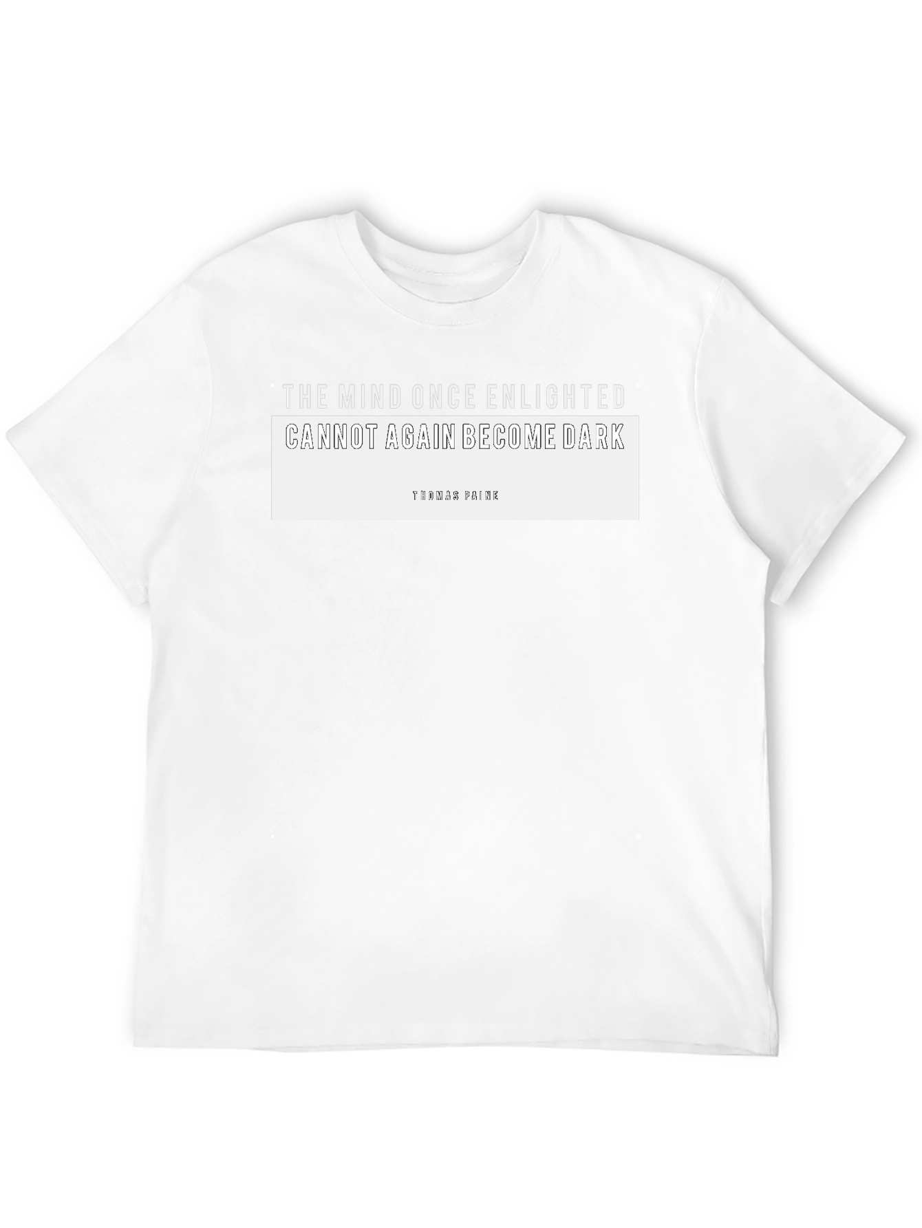 Enlightened Mind Graphic Tee - Thomas Paine Quote